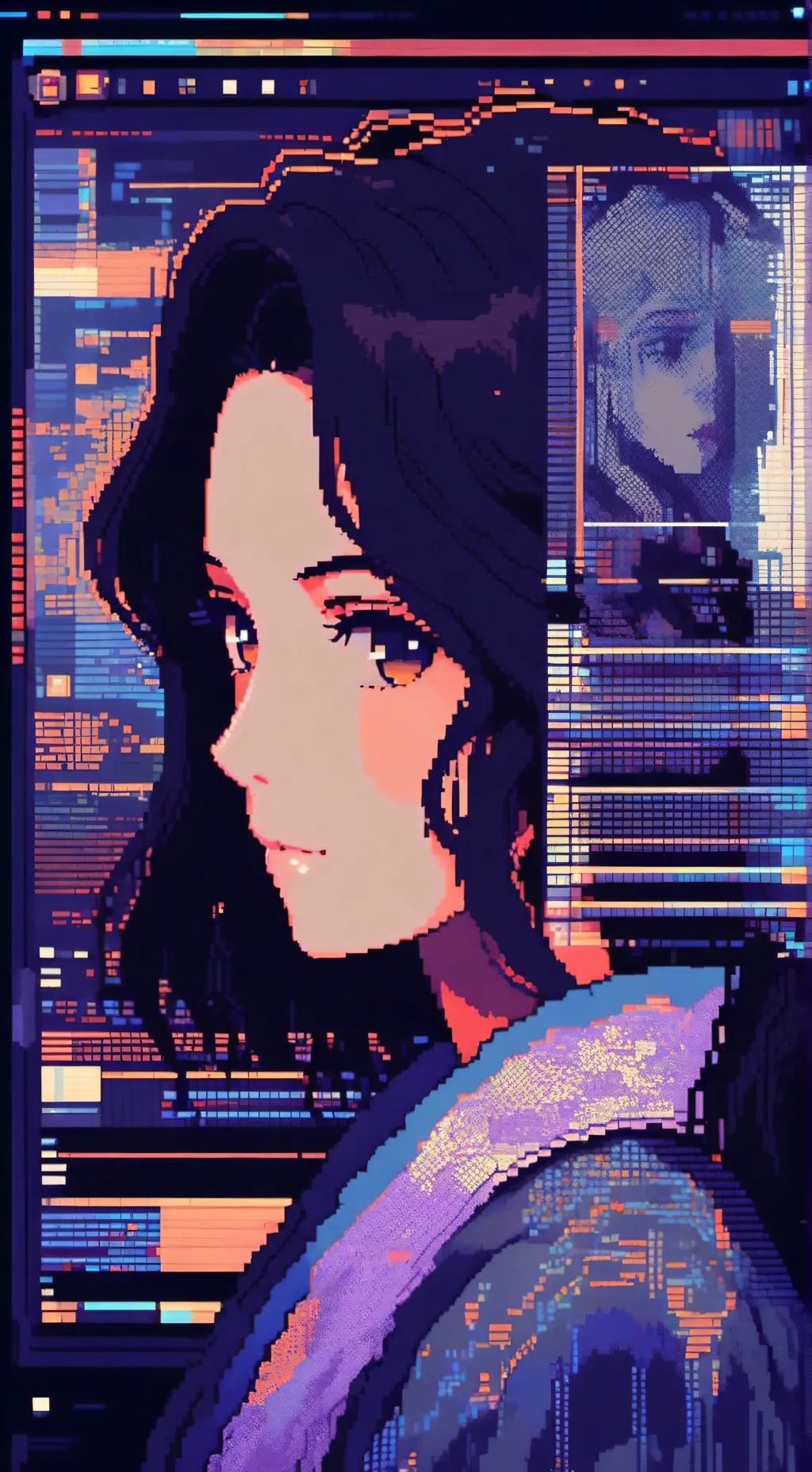 ai character: MONA background