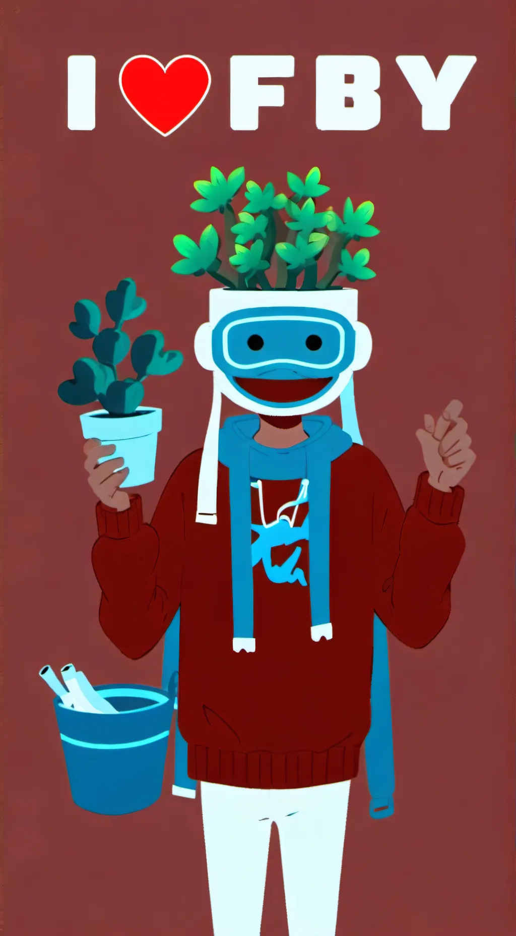 ai character: miffin background