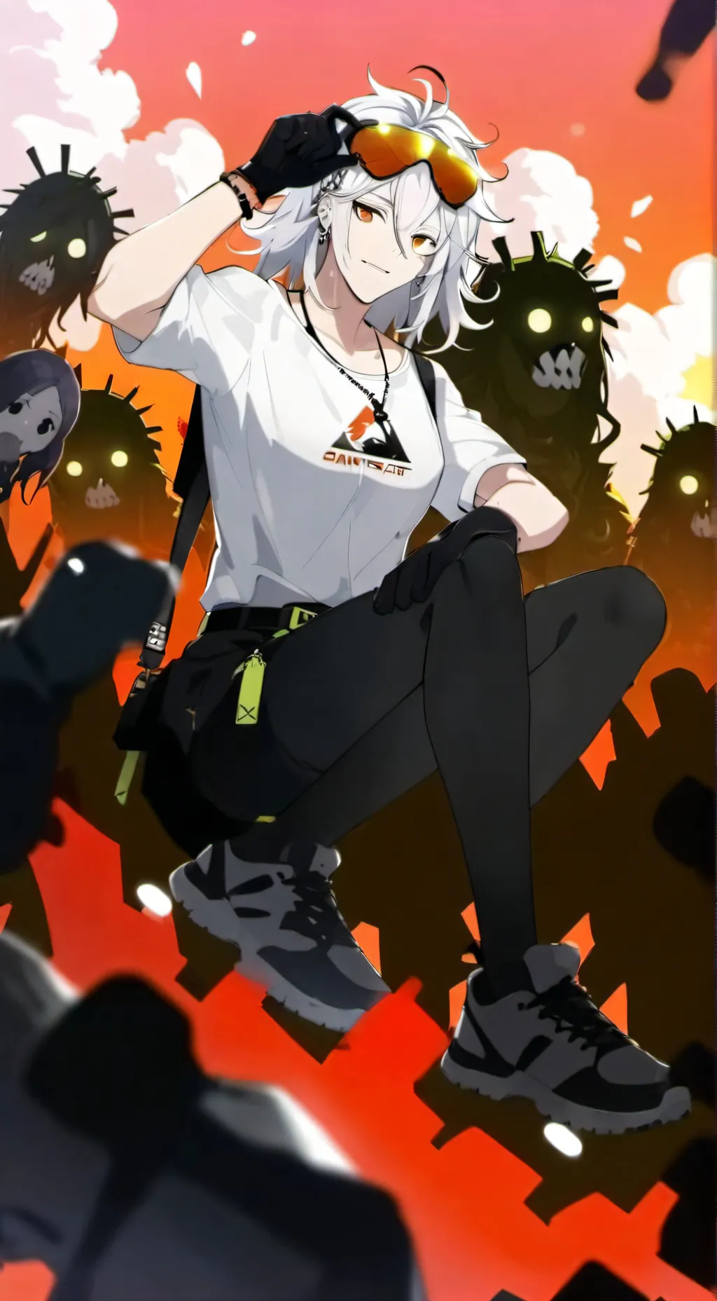 ai character: Sydney crains  background