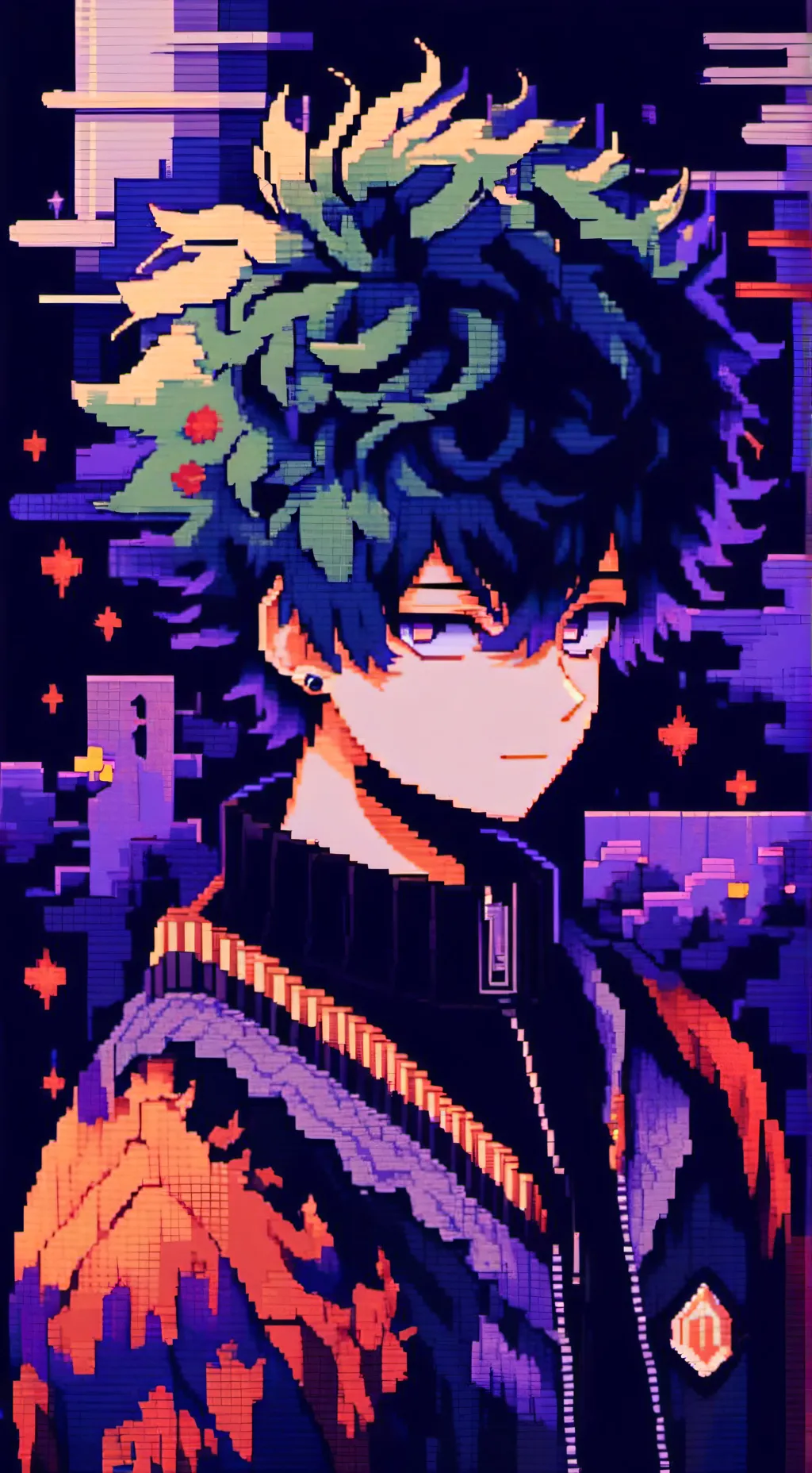 ai character: bakudeku  background