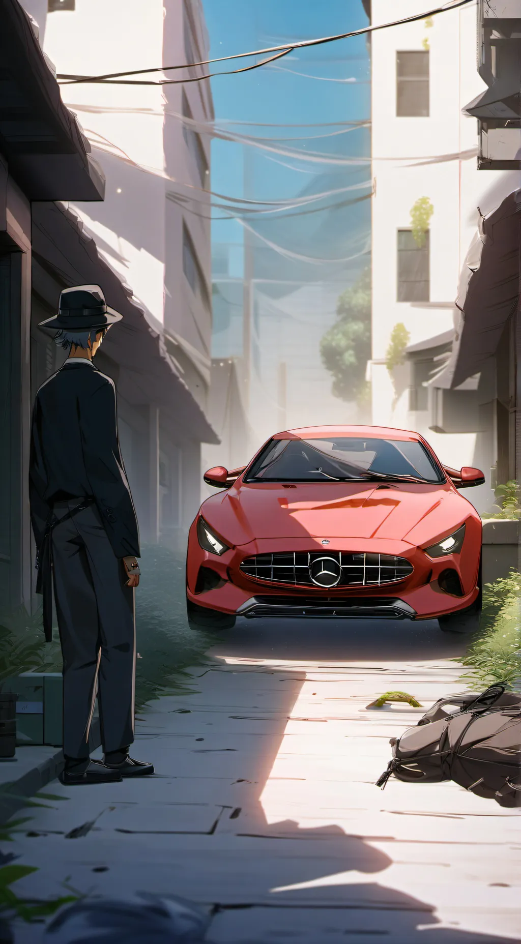 ai character: squid game  background