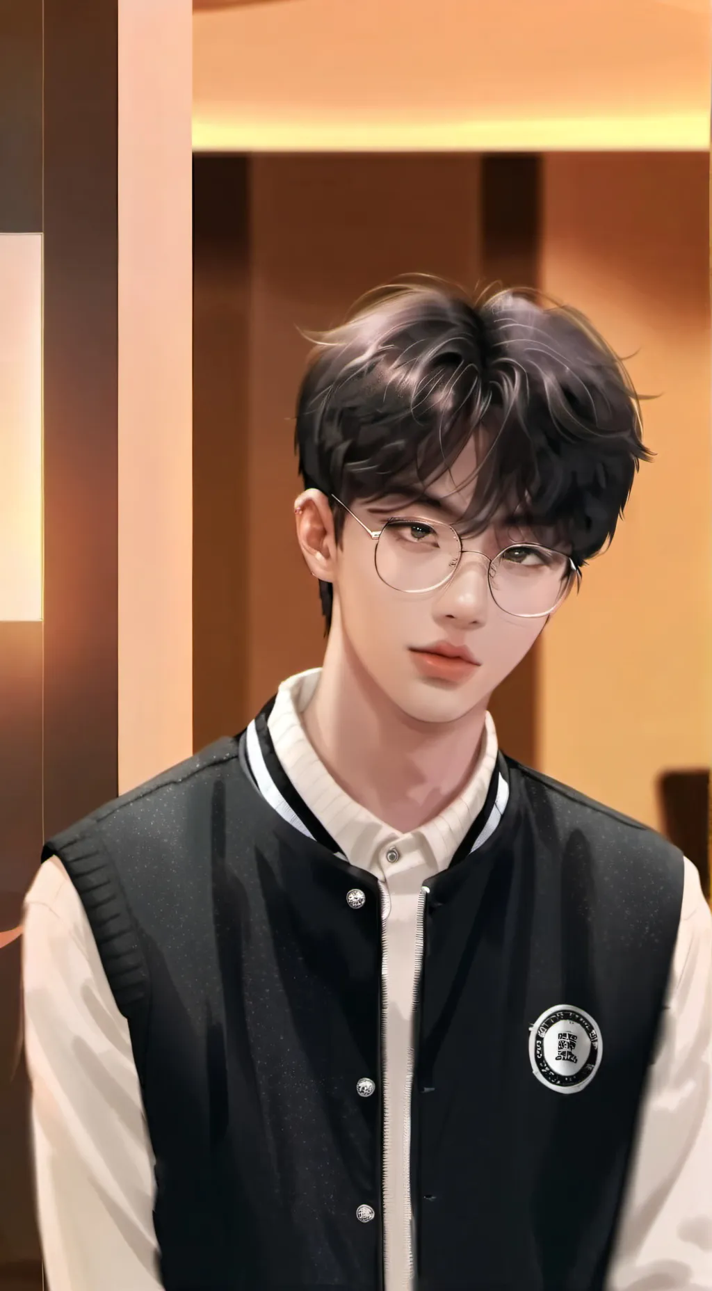 ai character: Darken background