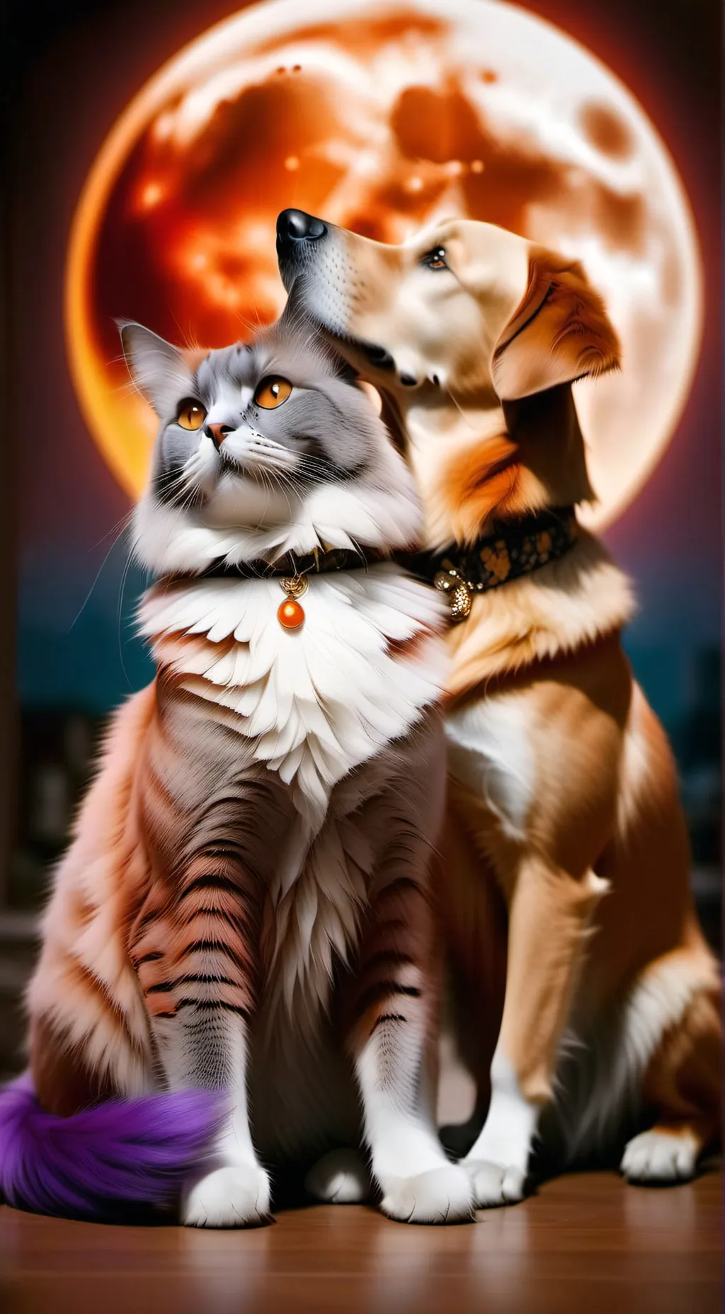 ai character: Catnap x Dogday background