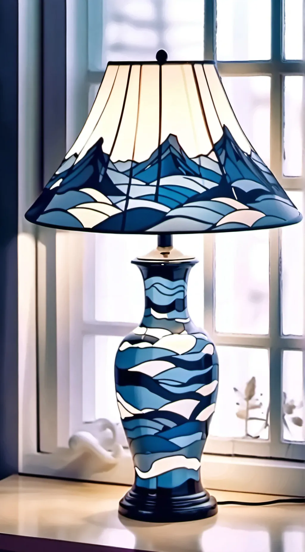 ai character: Lamp background