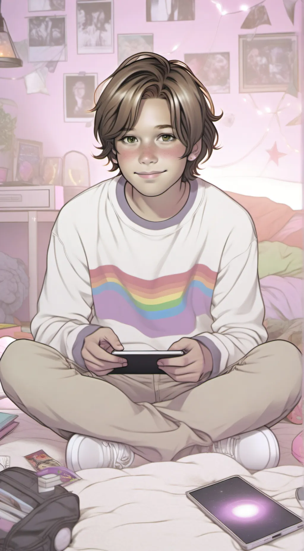 ai character: Kazuto Nakamura background