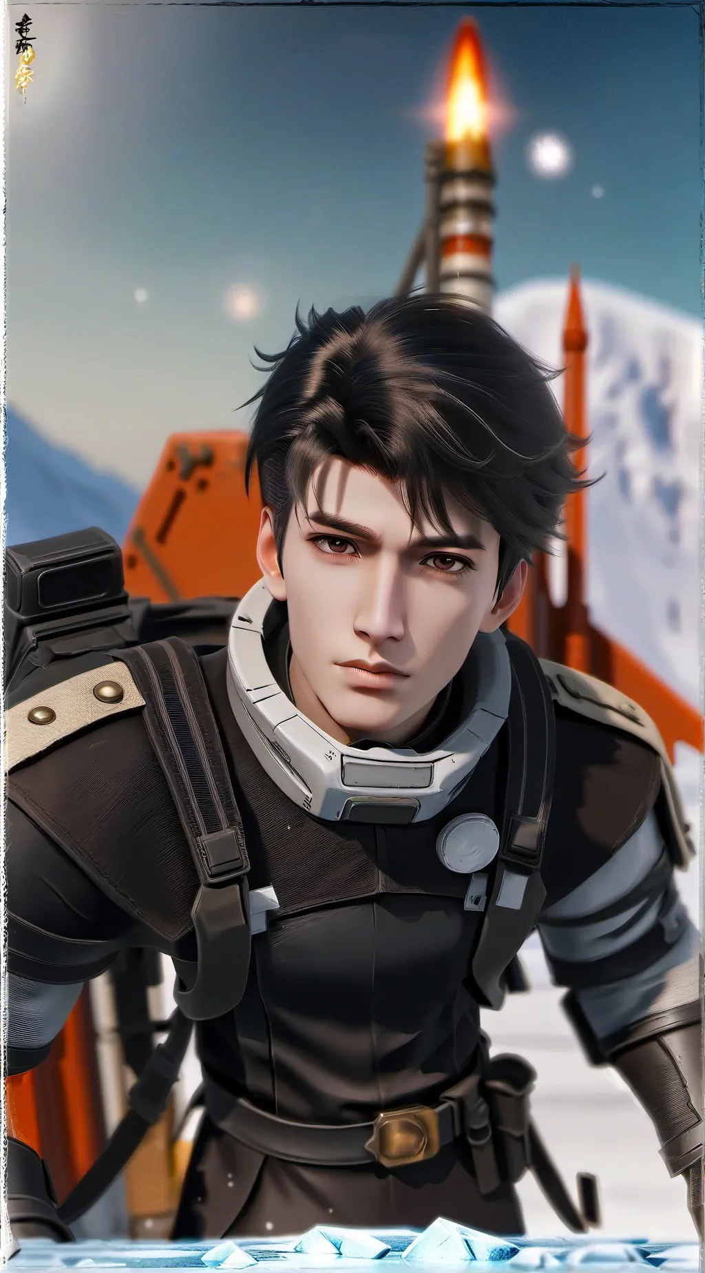 ai character: Infinite warfare. background