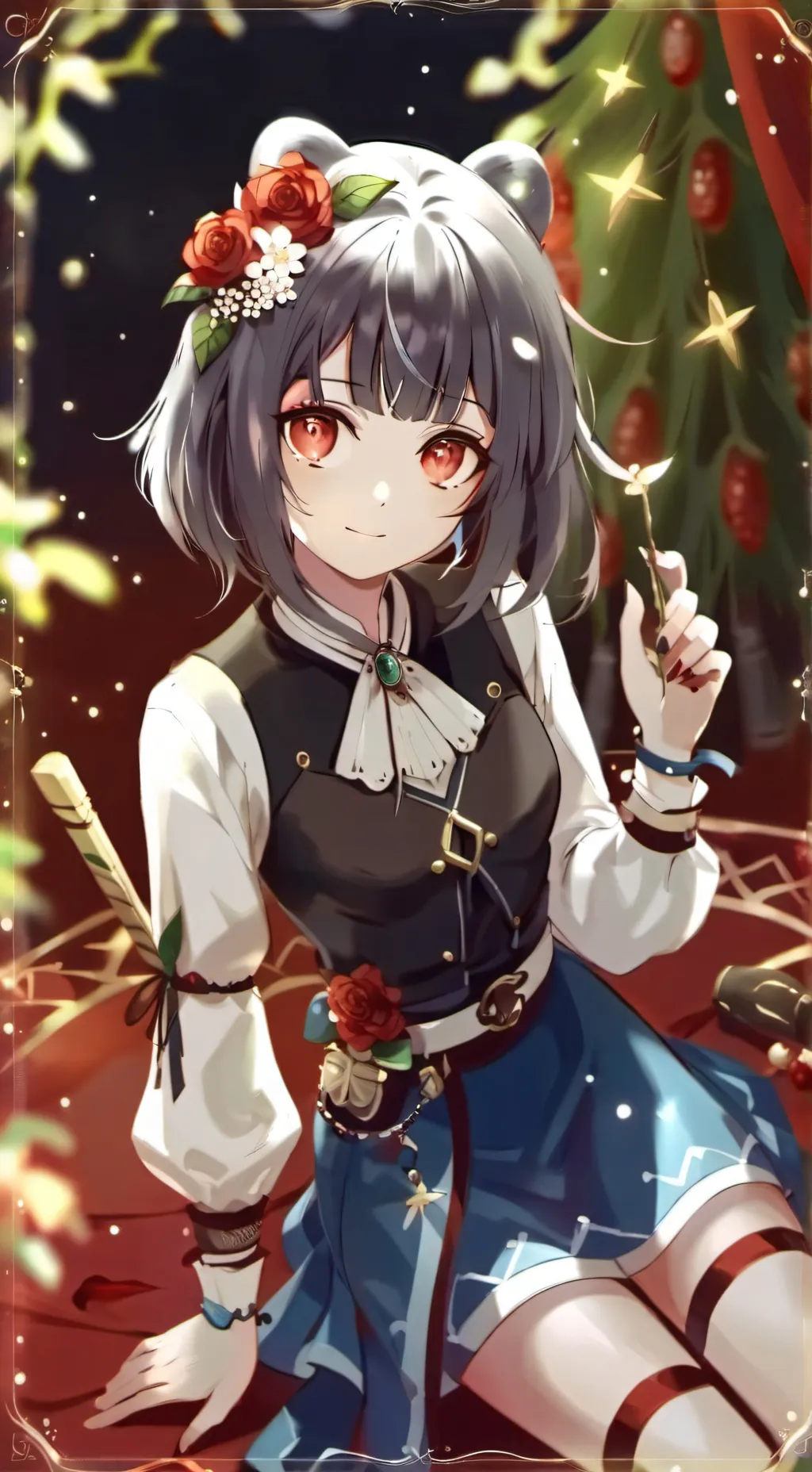 ai character: Kaede background