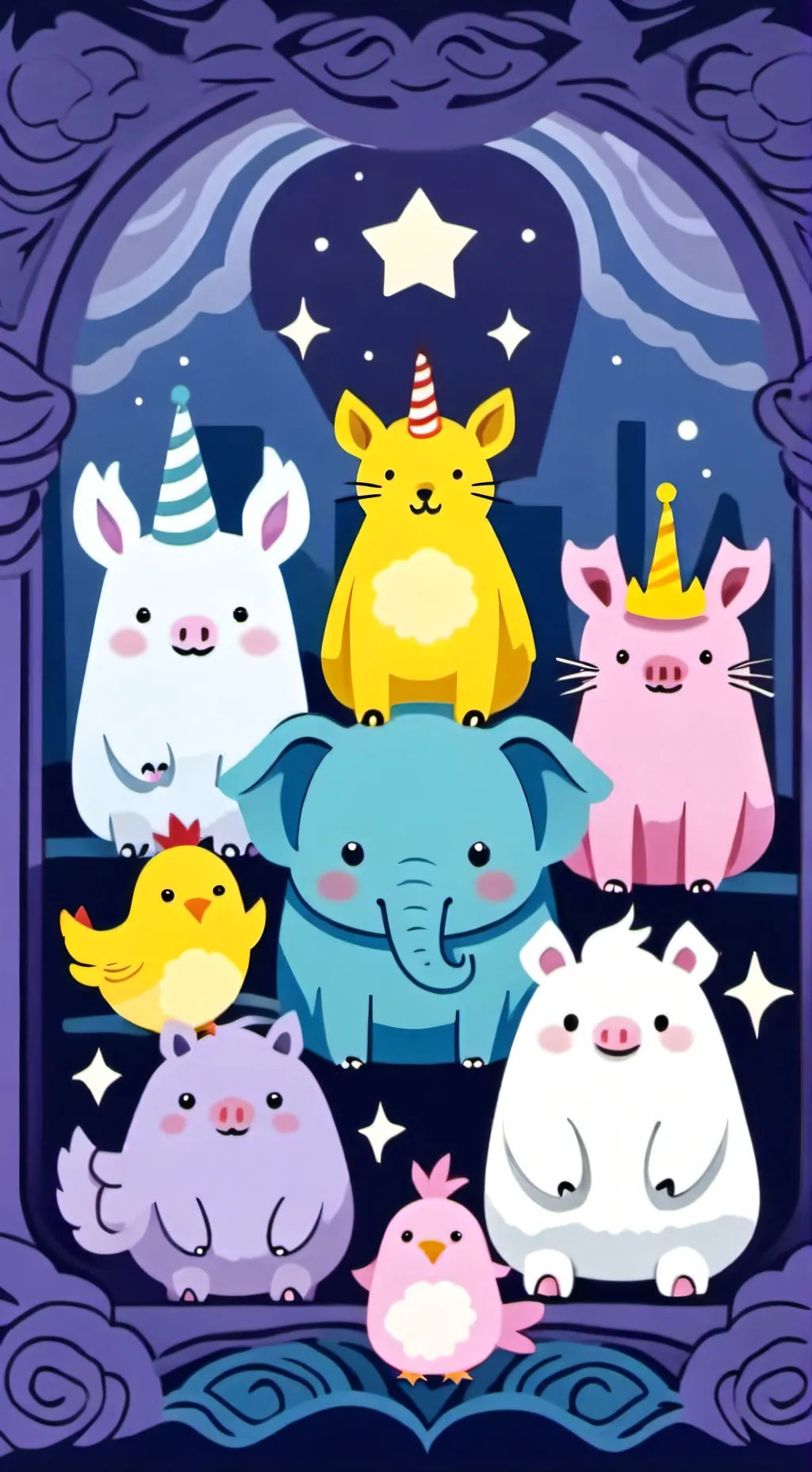 ai character: Hide and sleep background