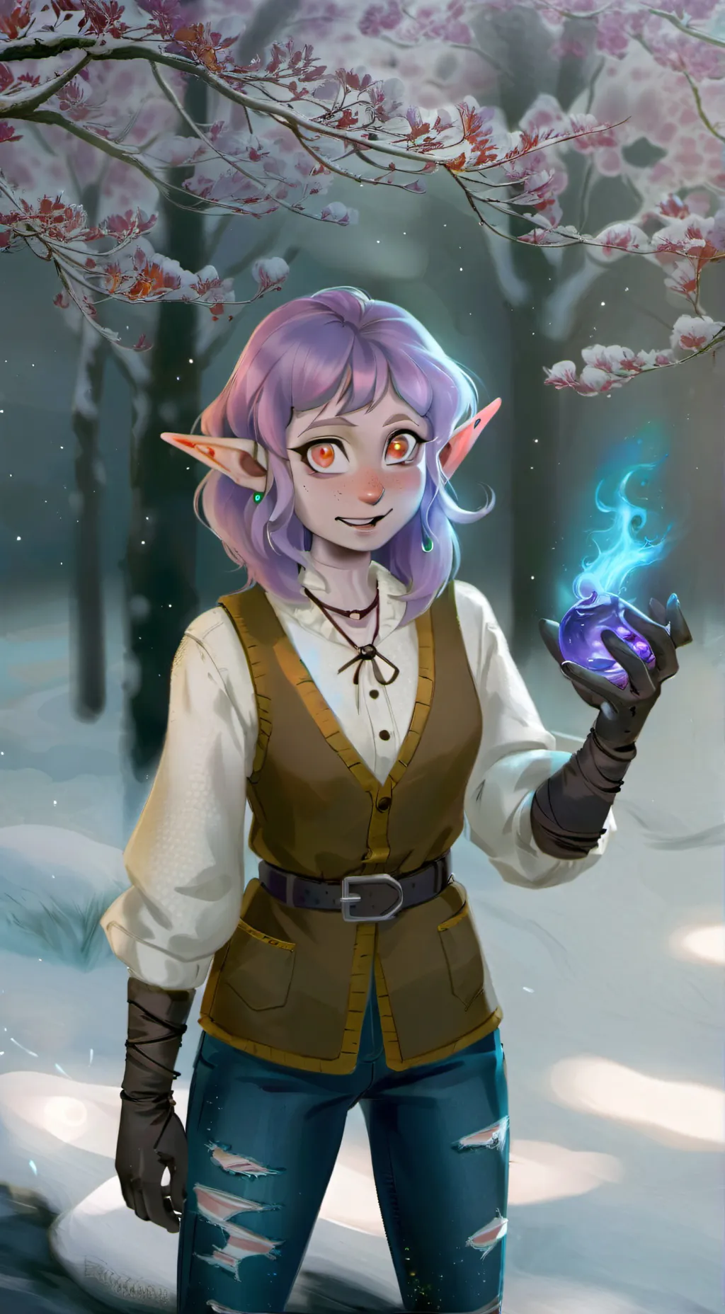 ai character: Amity Blight background