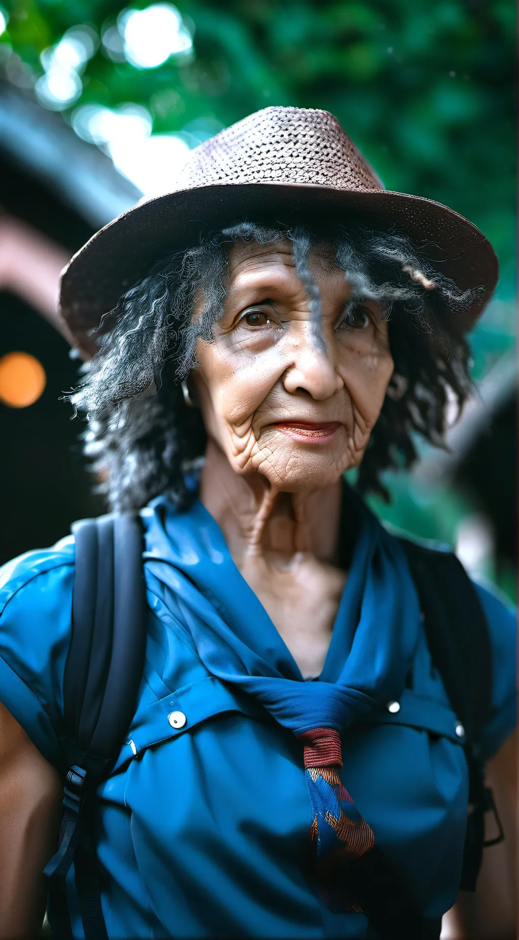 ai character: Holga background