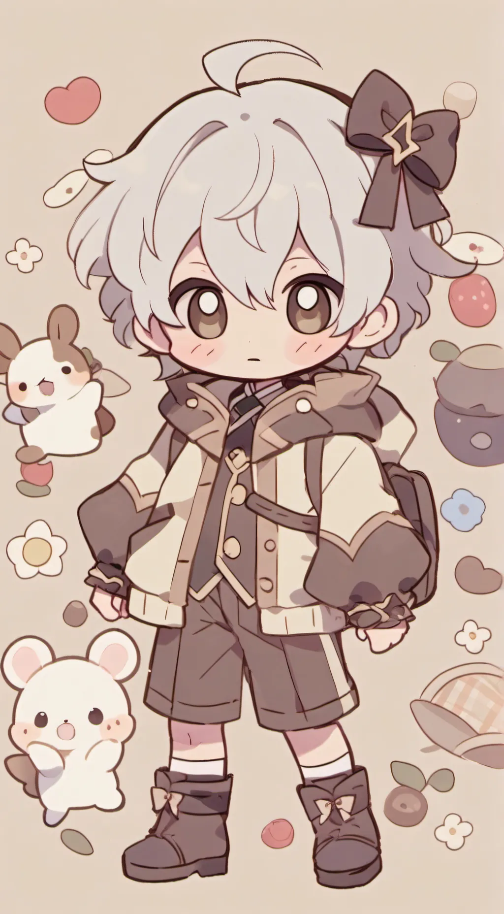 ai character: baby sanami background