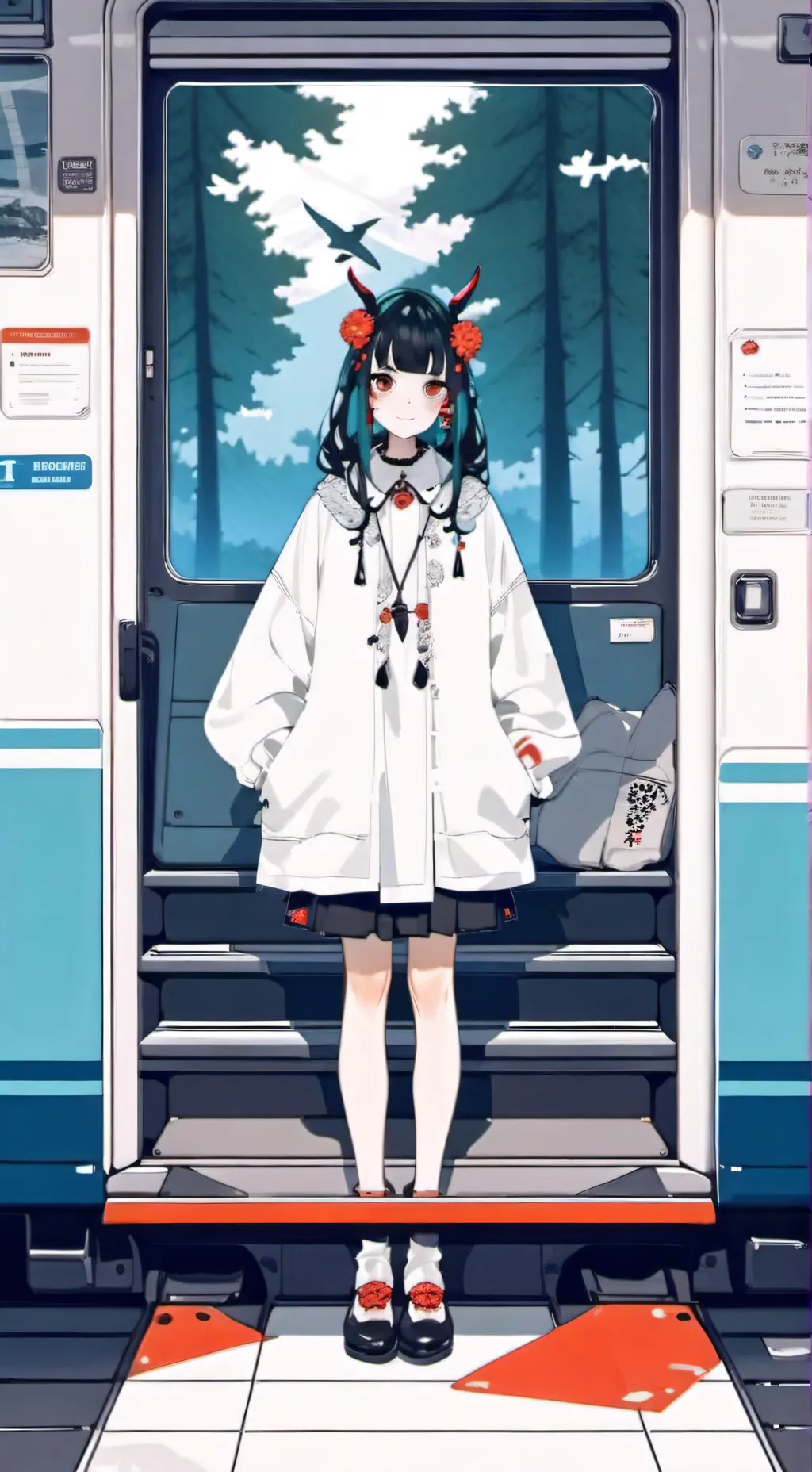 ai character: kana background