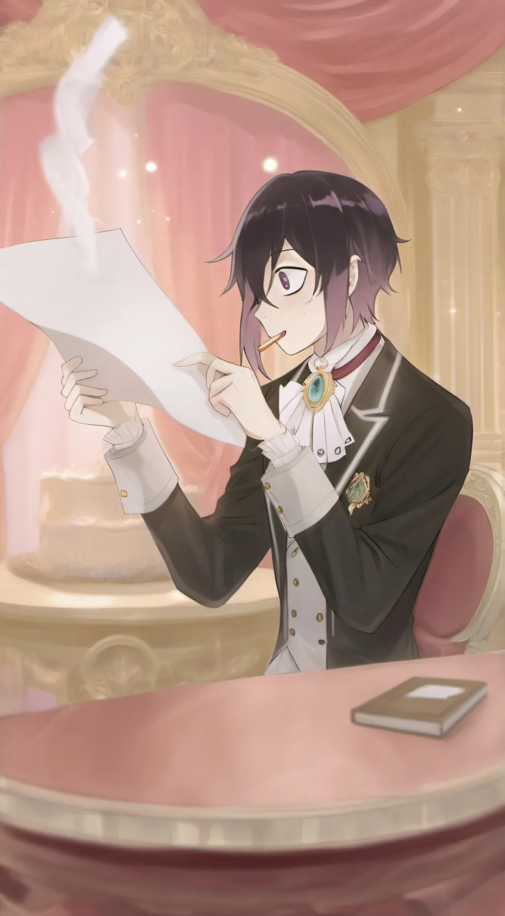 ai character: Abbie(kingdom au)🍎 background