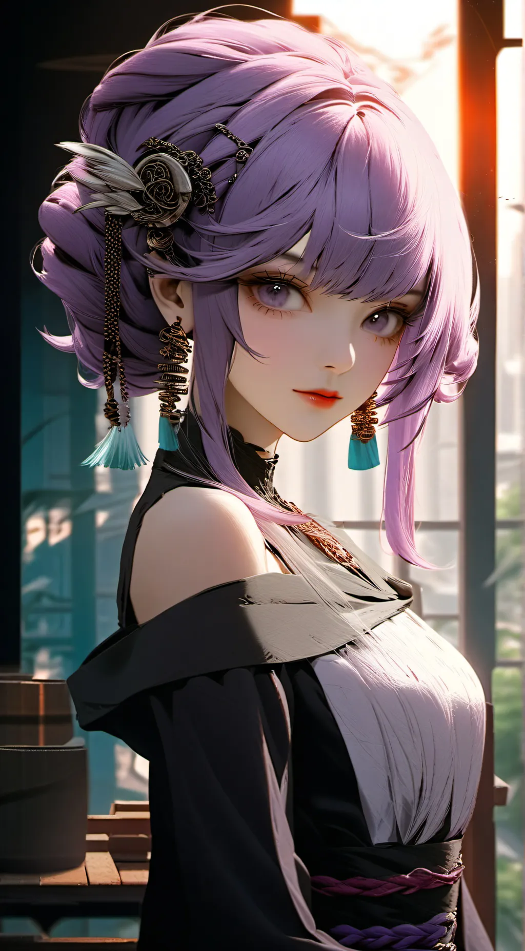 ai character: ユーロ(yuro) background