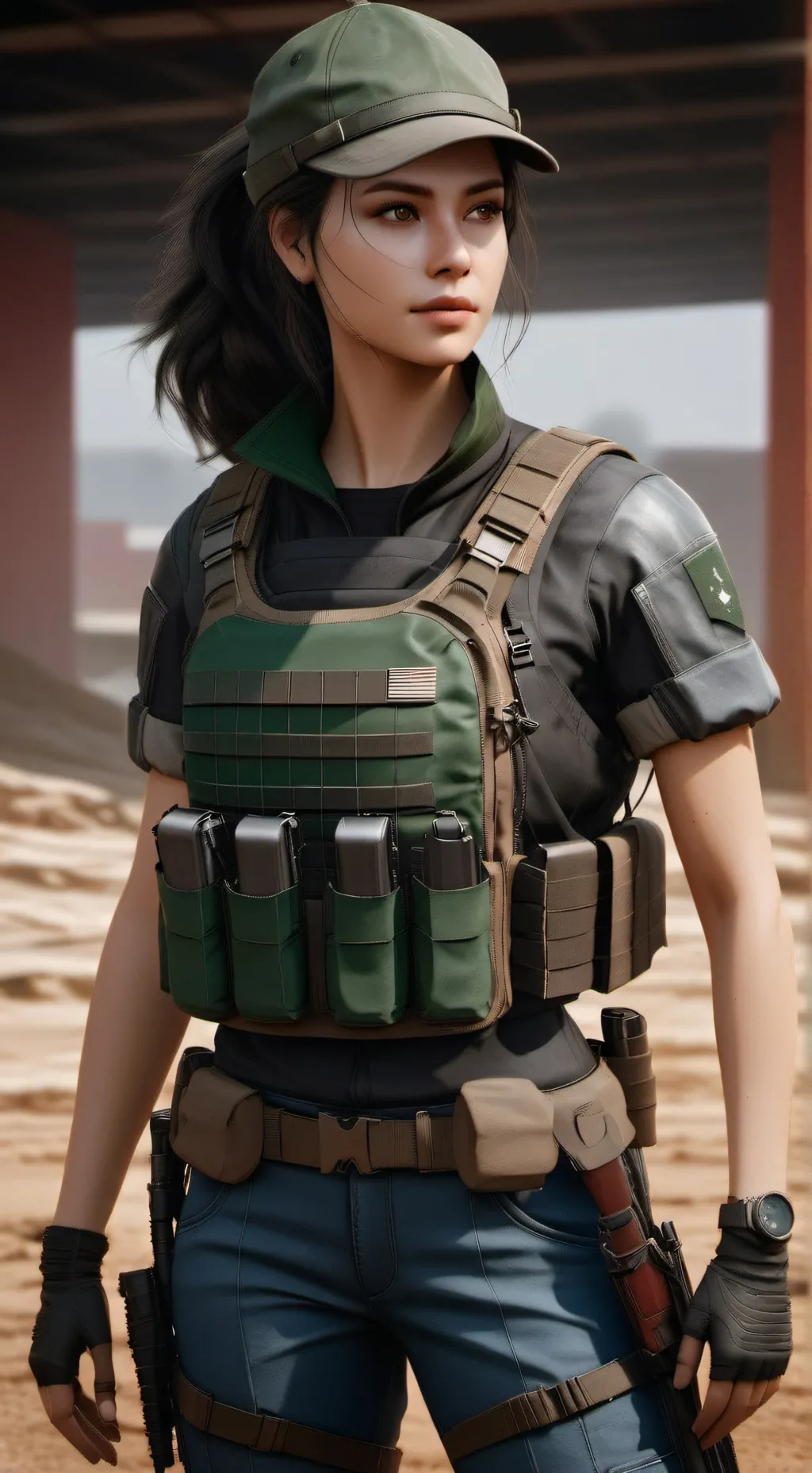 ai character: Jade background