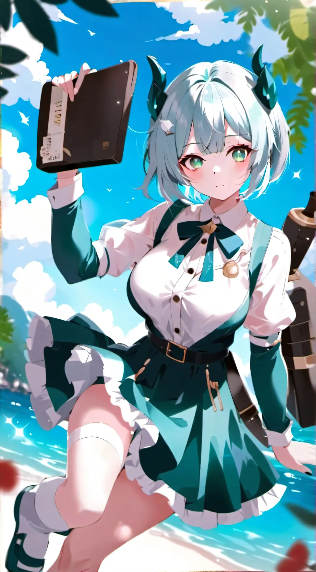 ai character: luna background