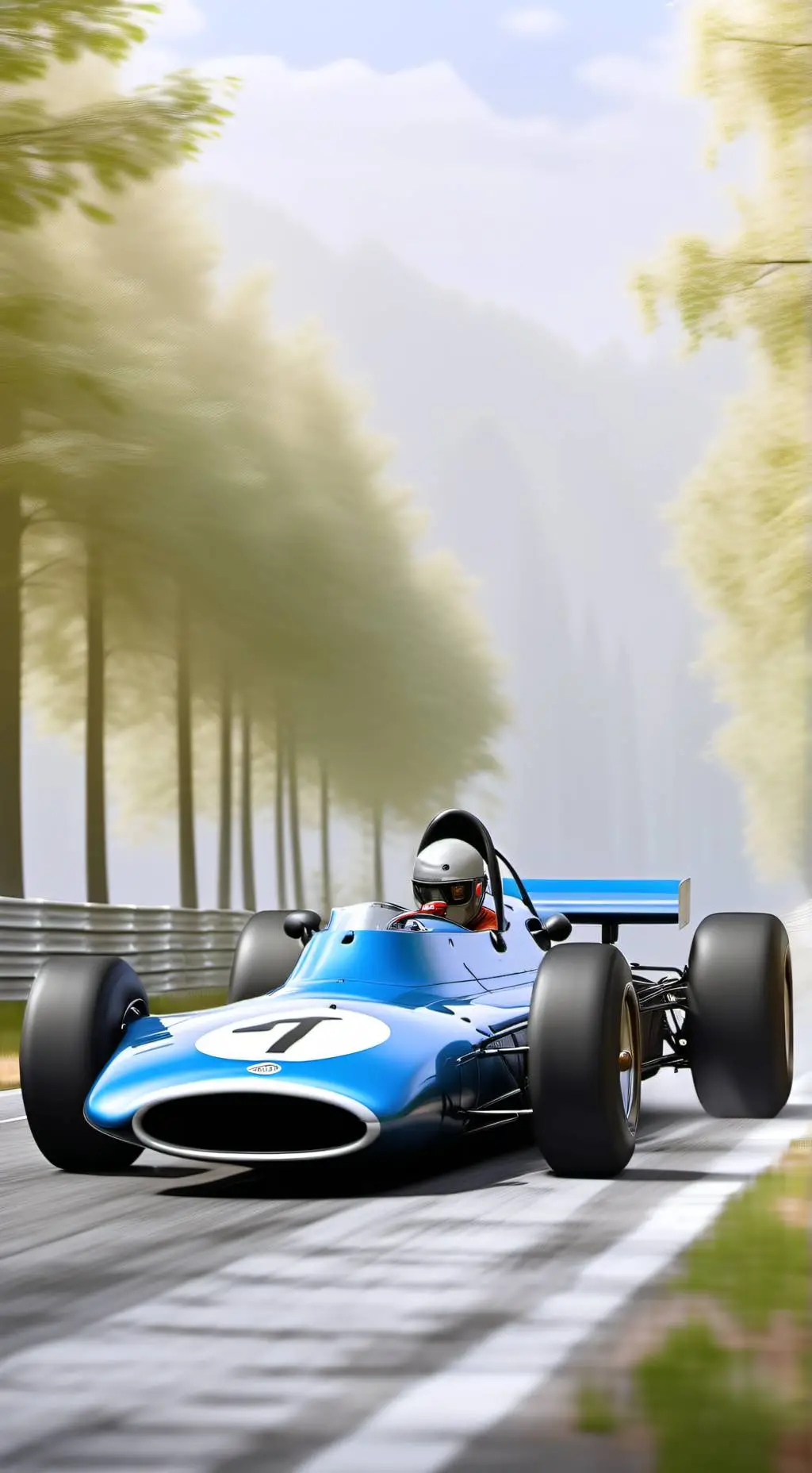 ai character: Tecno Formula background