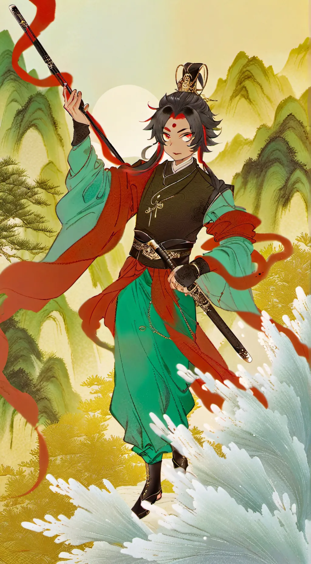 ai character: Shadow background