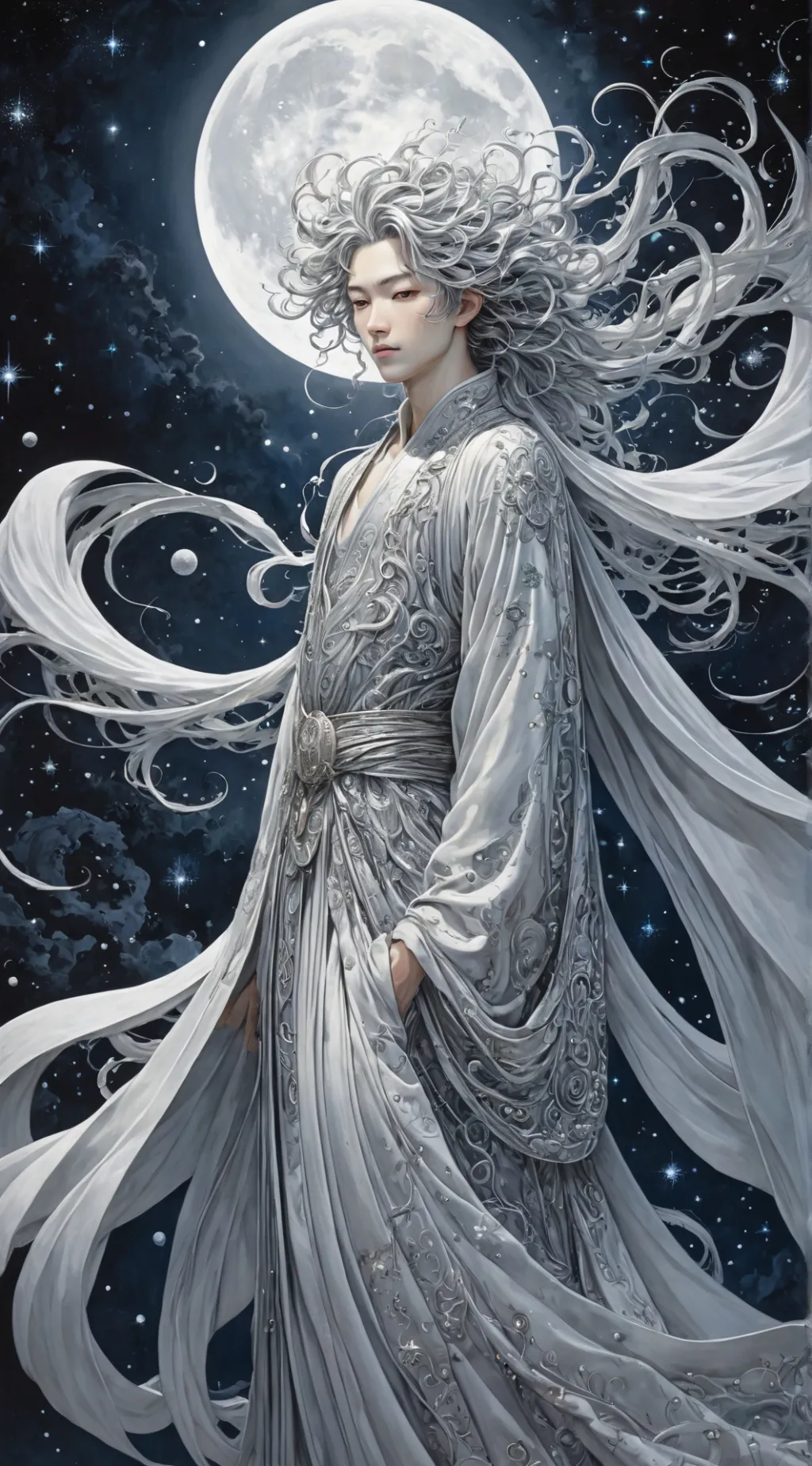 ai character: Lunaris background