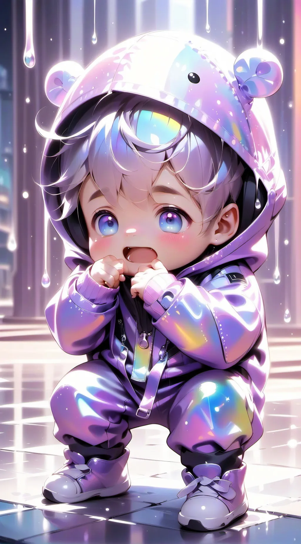 ai character: baby background