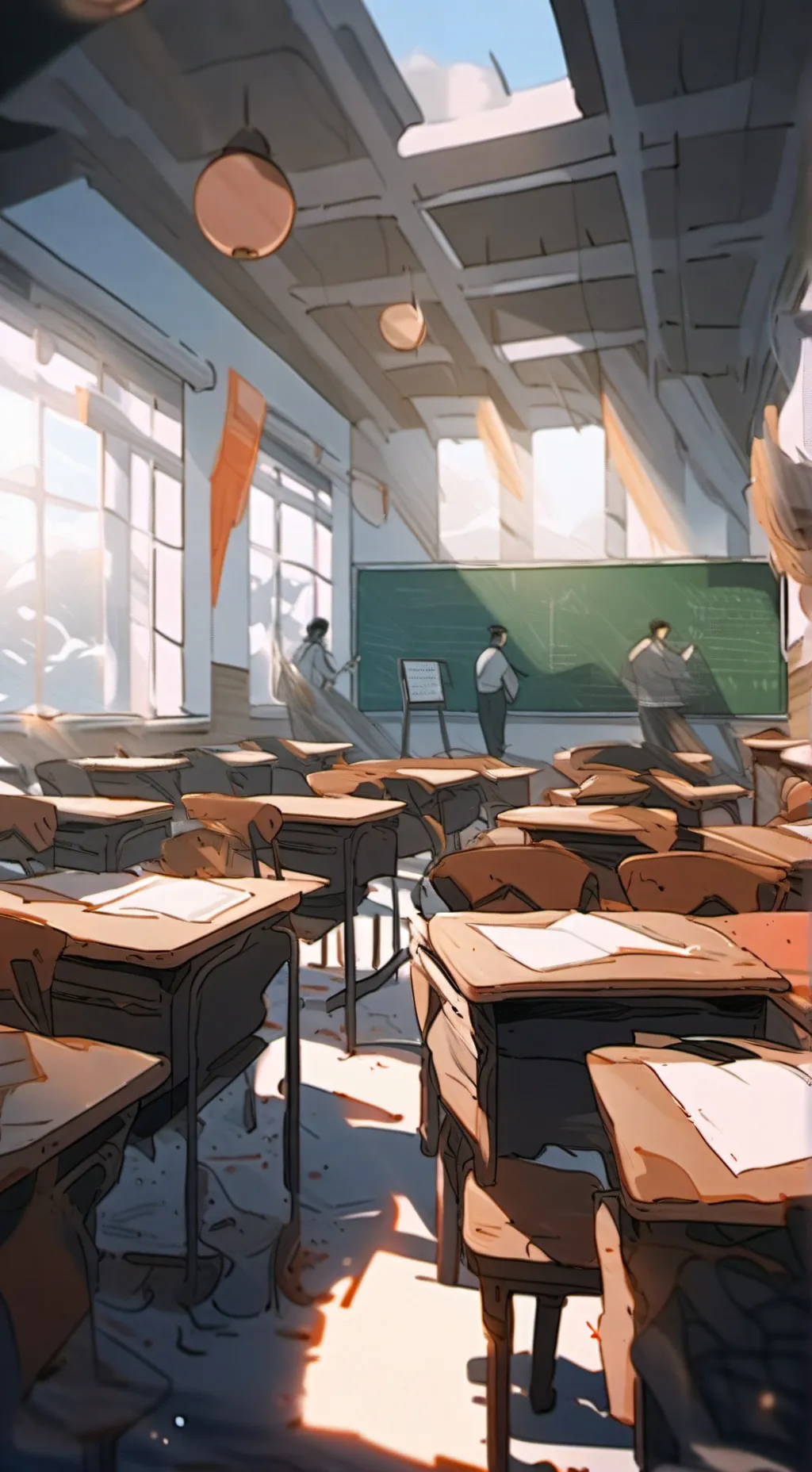 ai character: School background