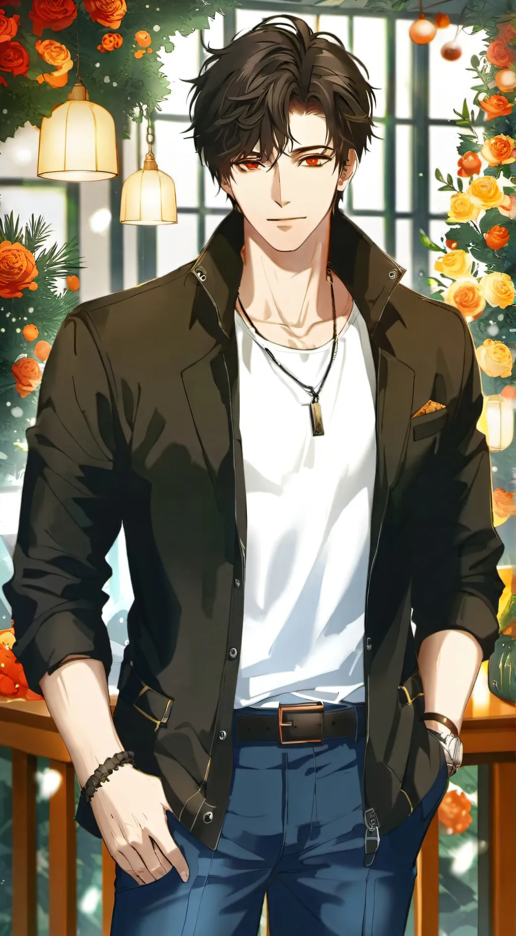 ai character: Дэн background