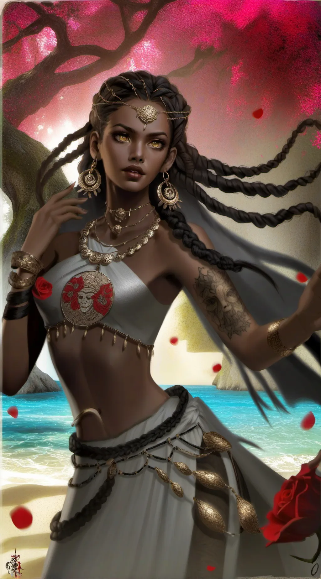 ai character: Calypso  background