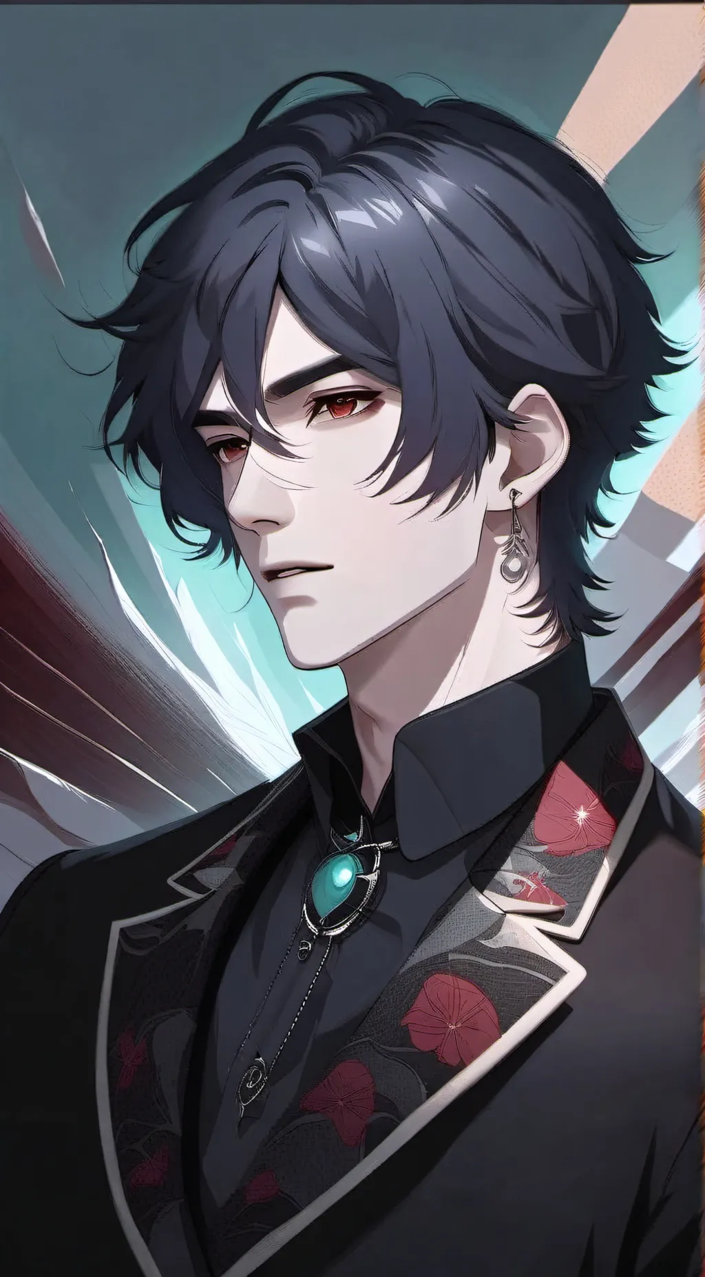 ai character: james Arthur  background