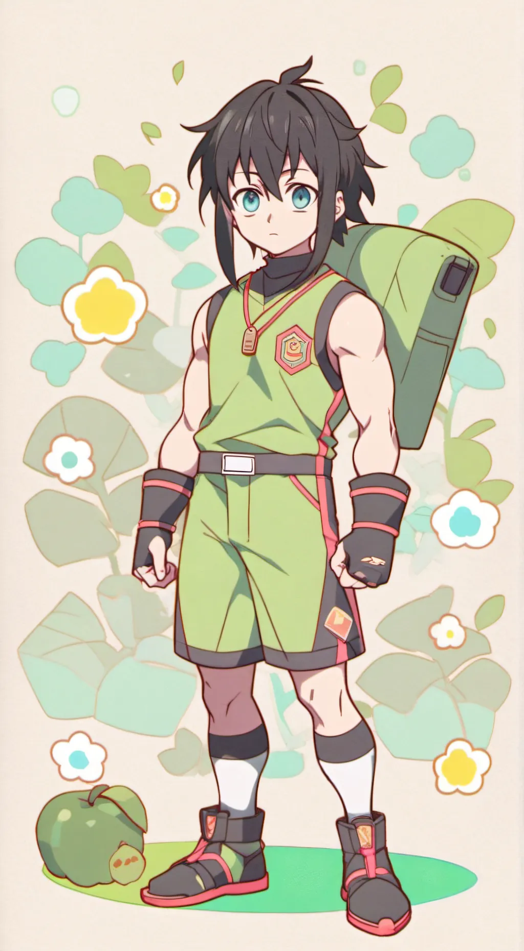 ai character: Lucas  background