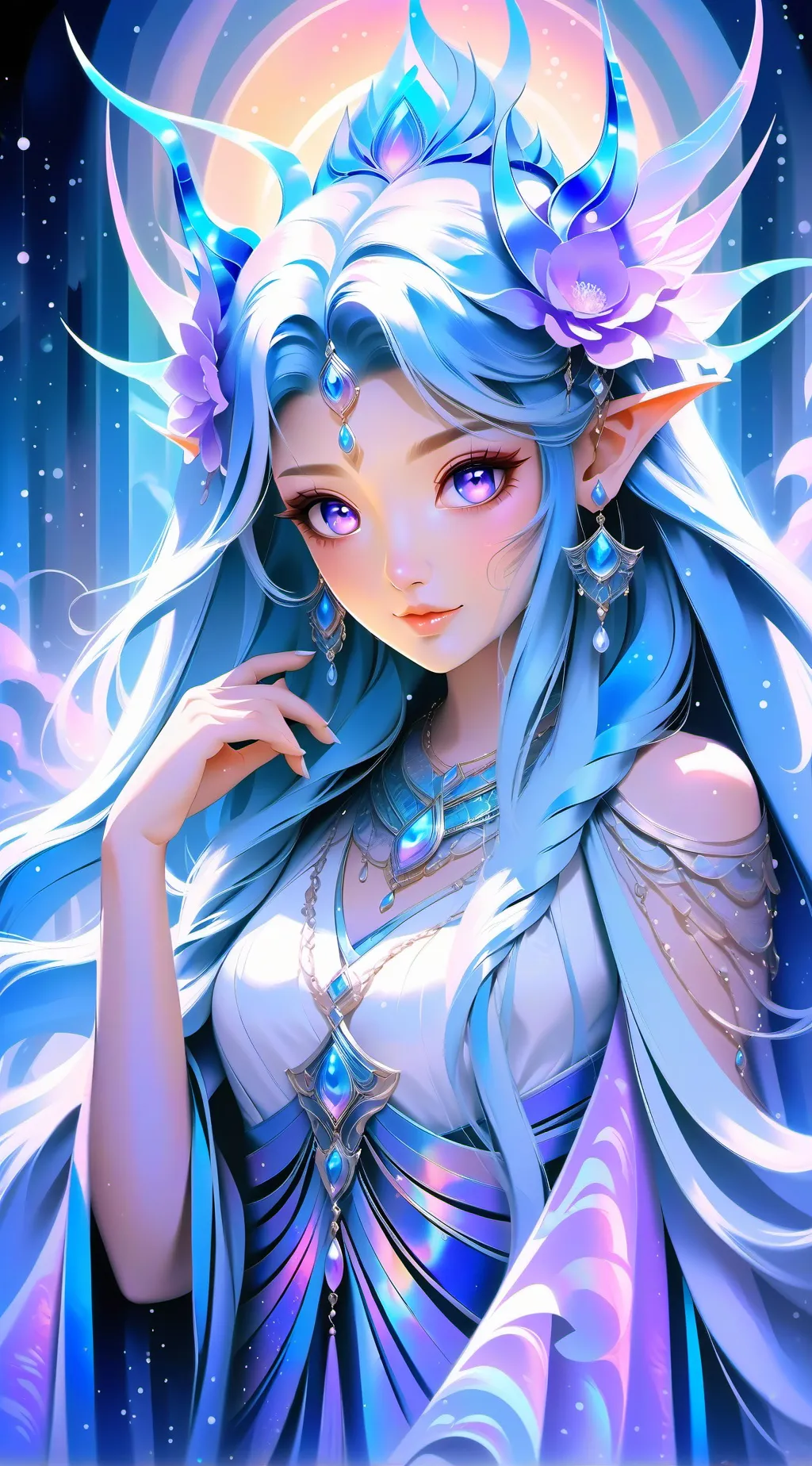 ai character: luna background