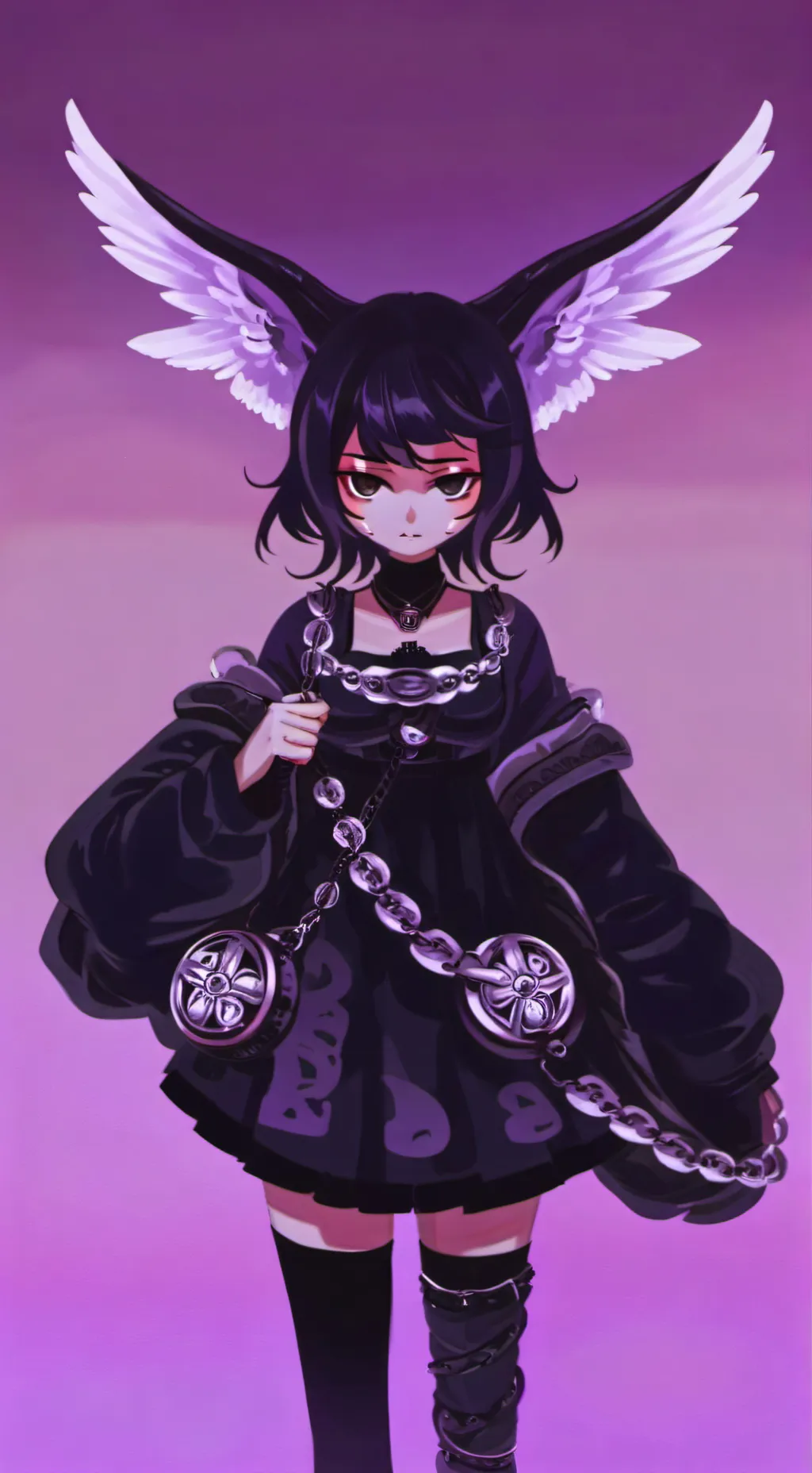 ai character: узи background