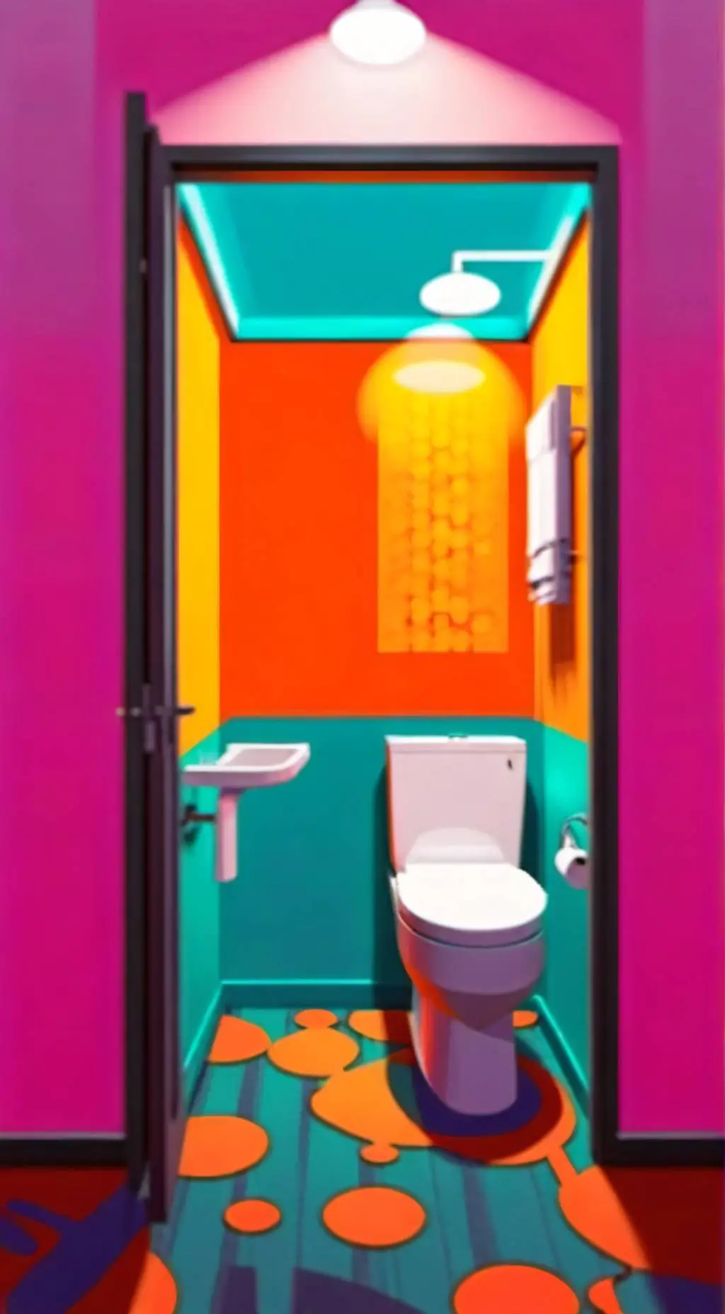 ai character: skibidi toilet background