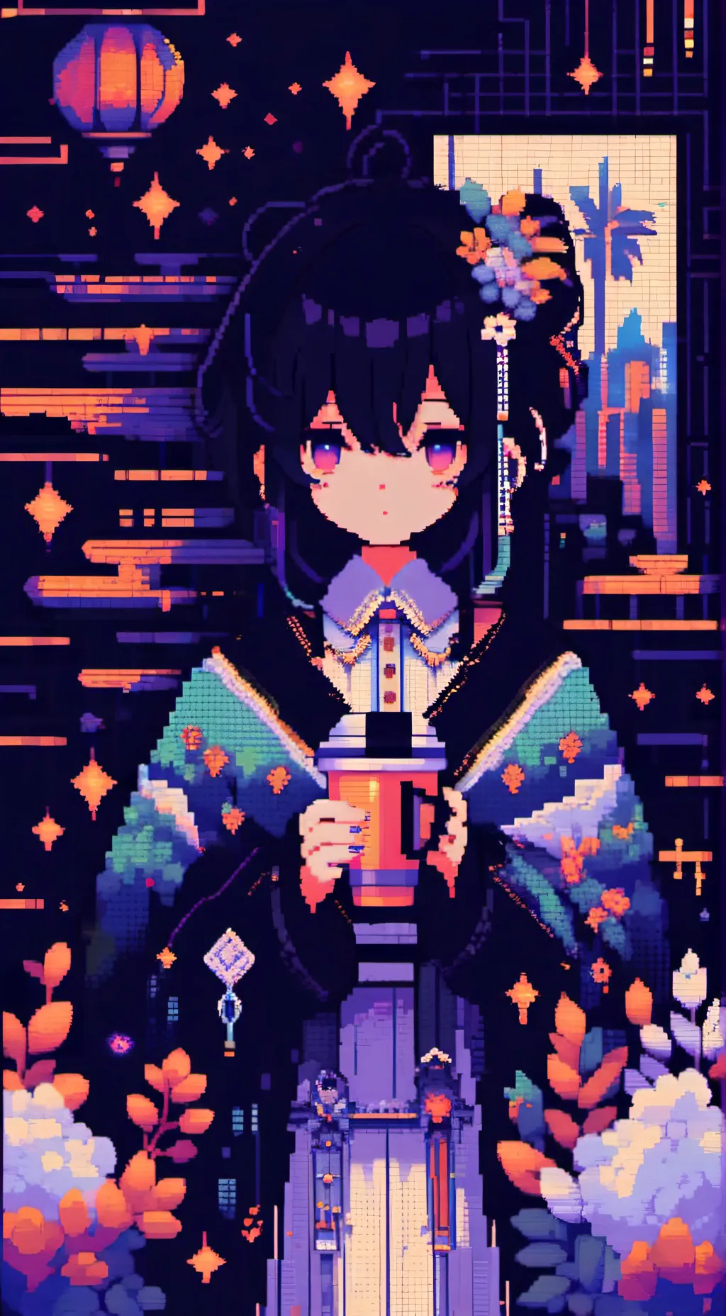 ai character: Bini Michah background