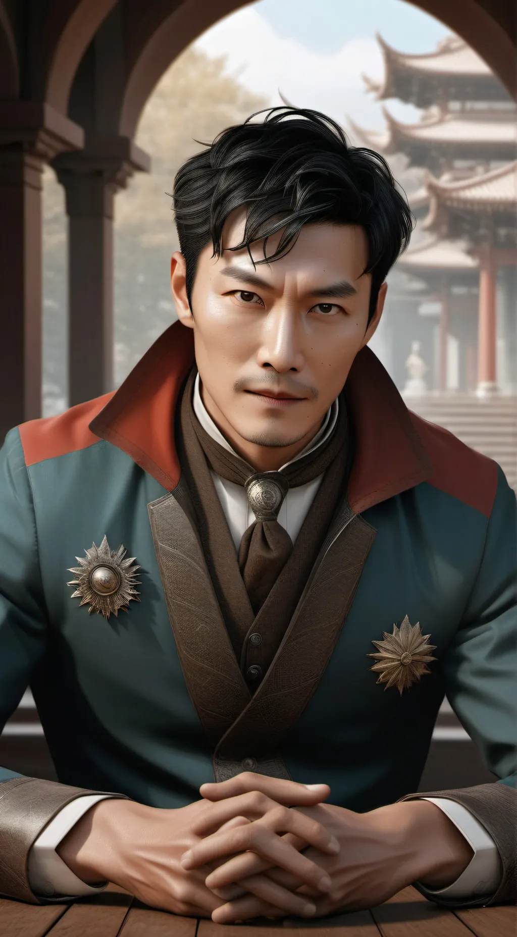 ai character: DW SQUID GAME background