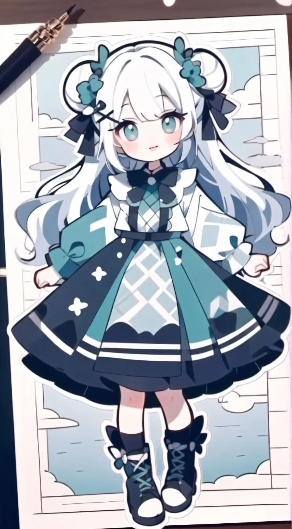 ai character: SHELLVISION background