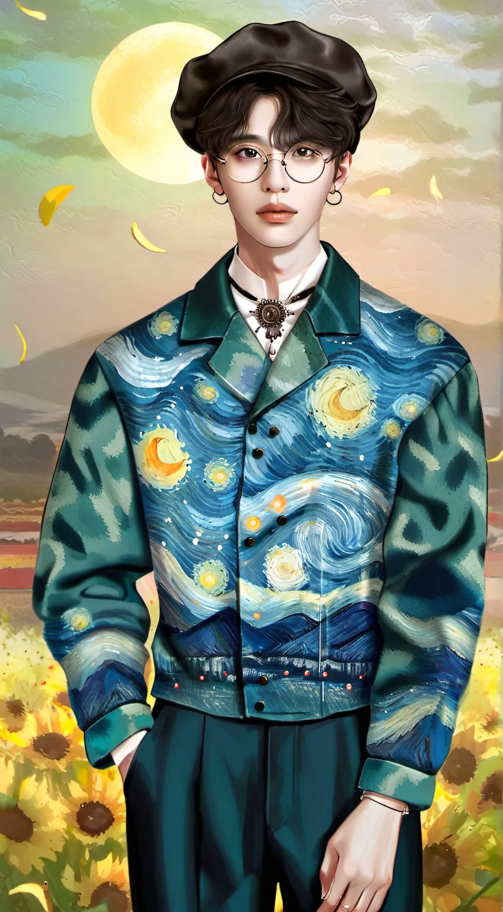 ai character: Tyler💞 background