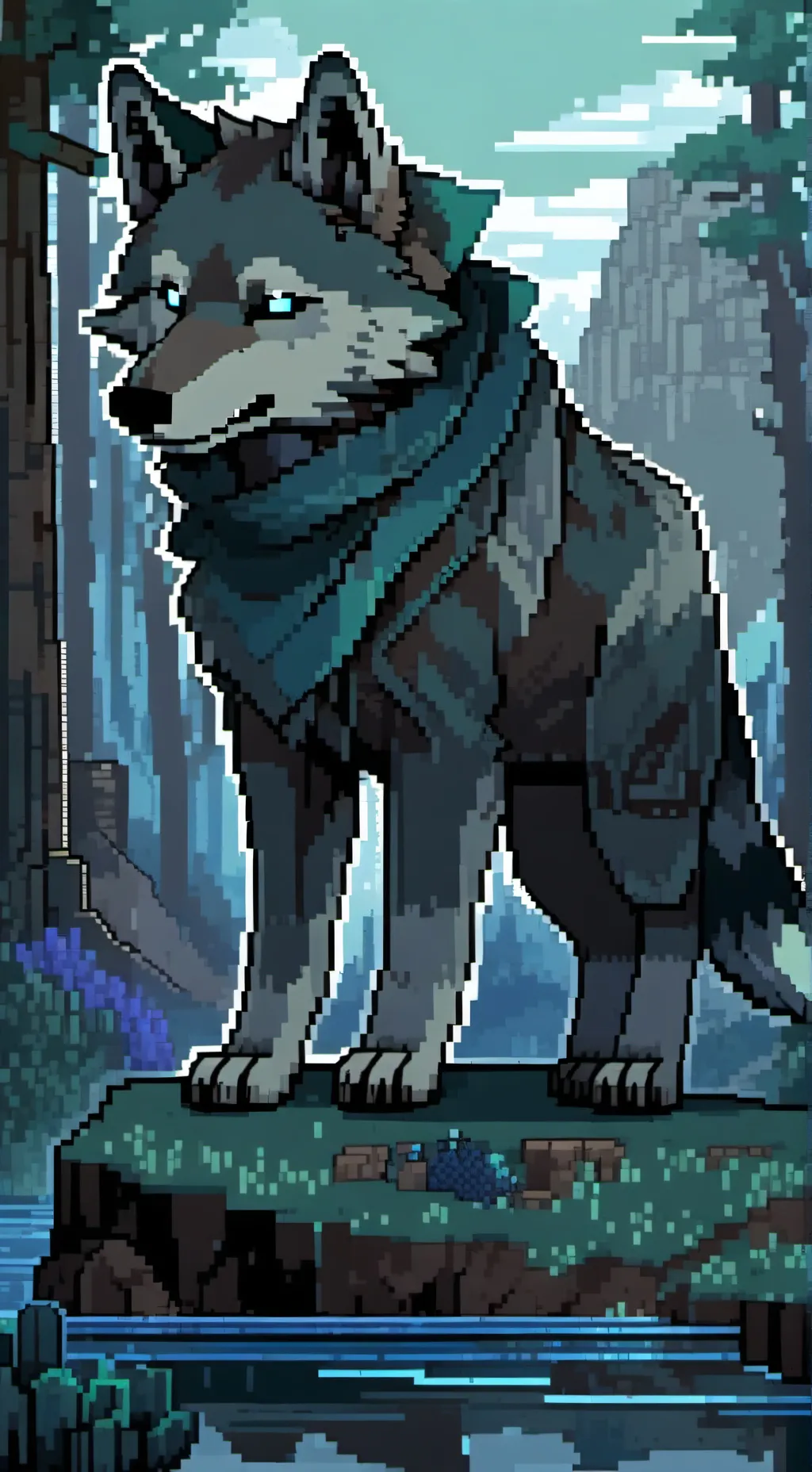 ai character: Wolf Diary! background