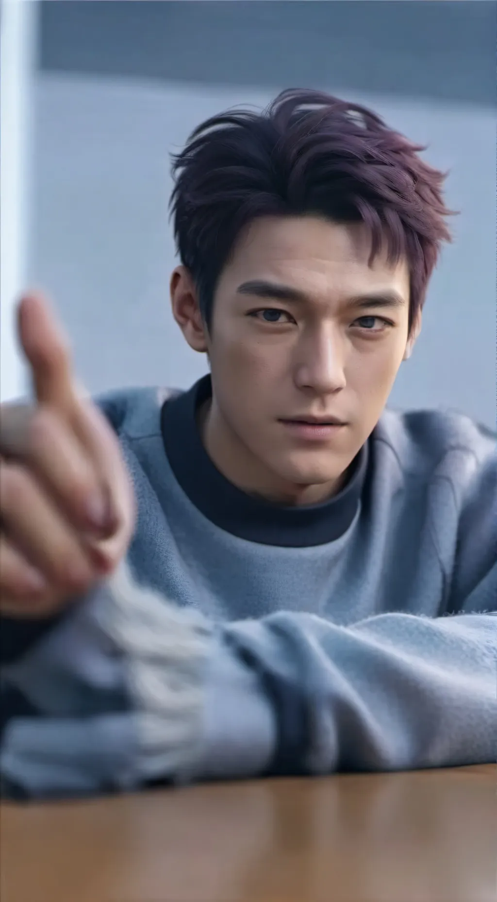 ai character: Thanos/Squid game background