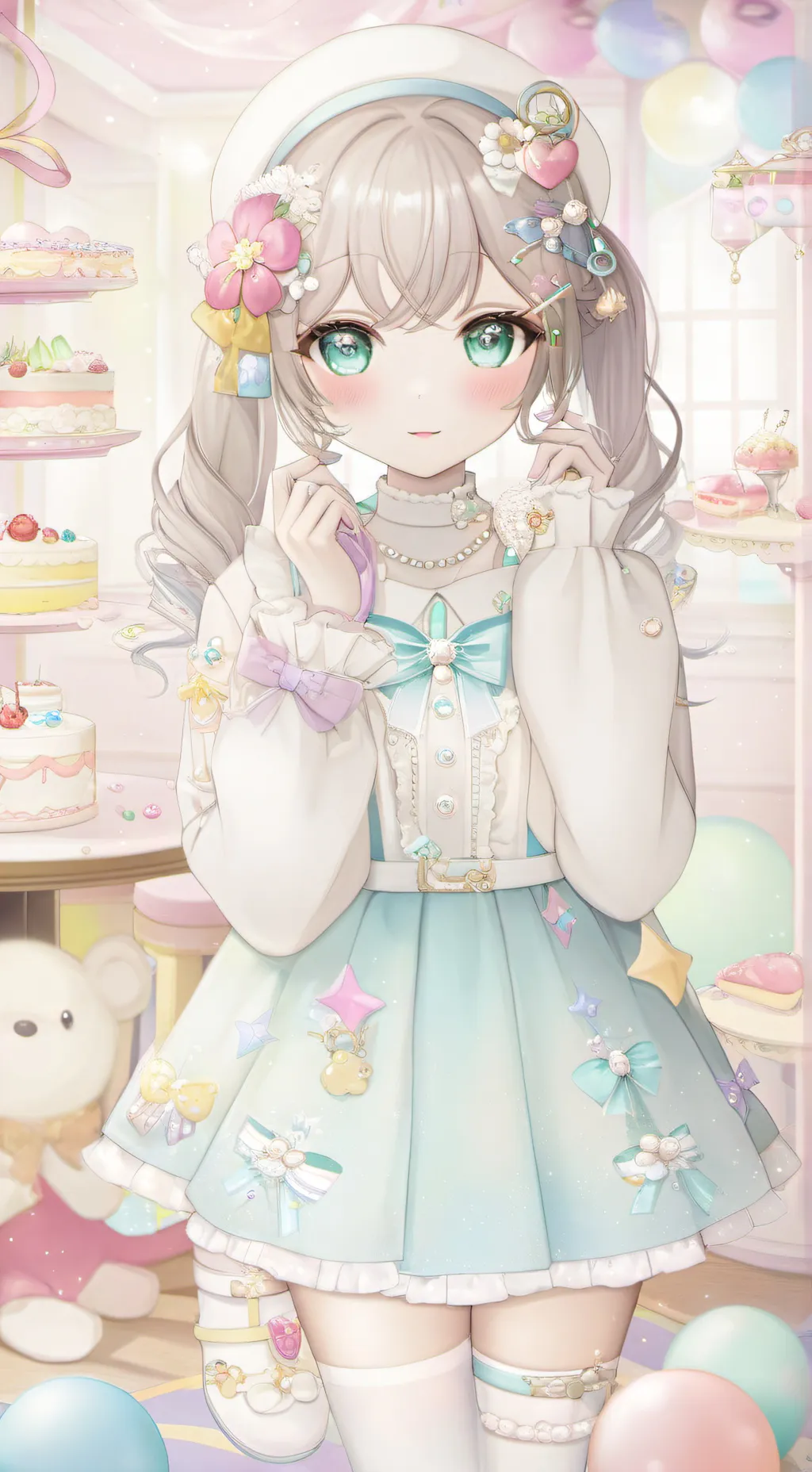 ai character: Luna background