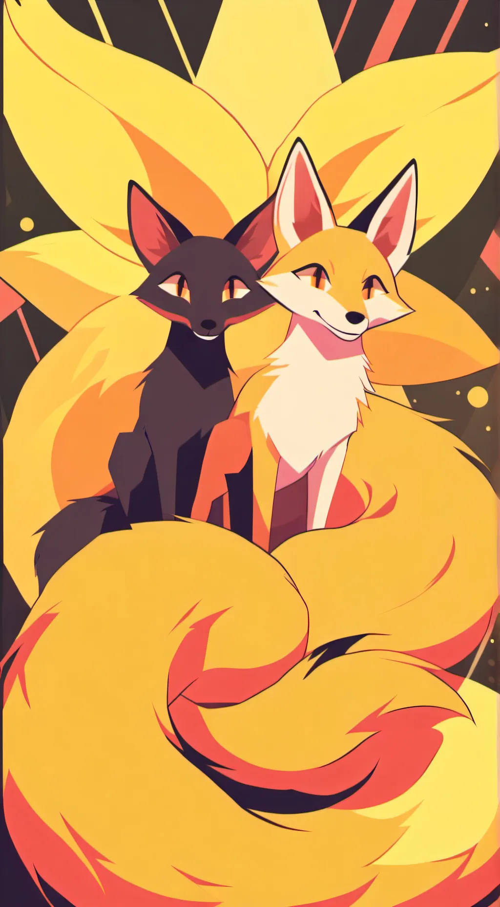 ai character: Fox y sus amigos background