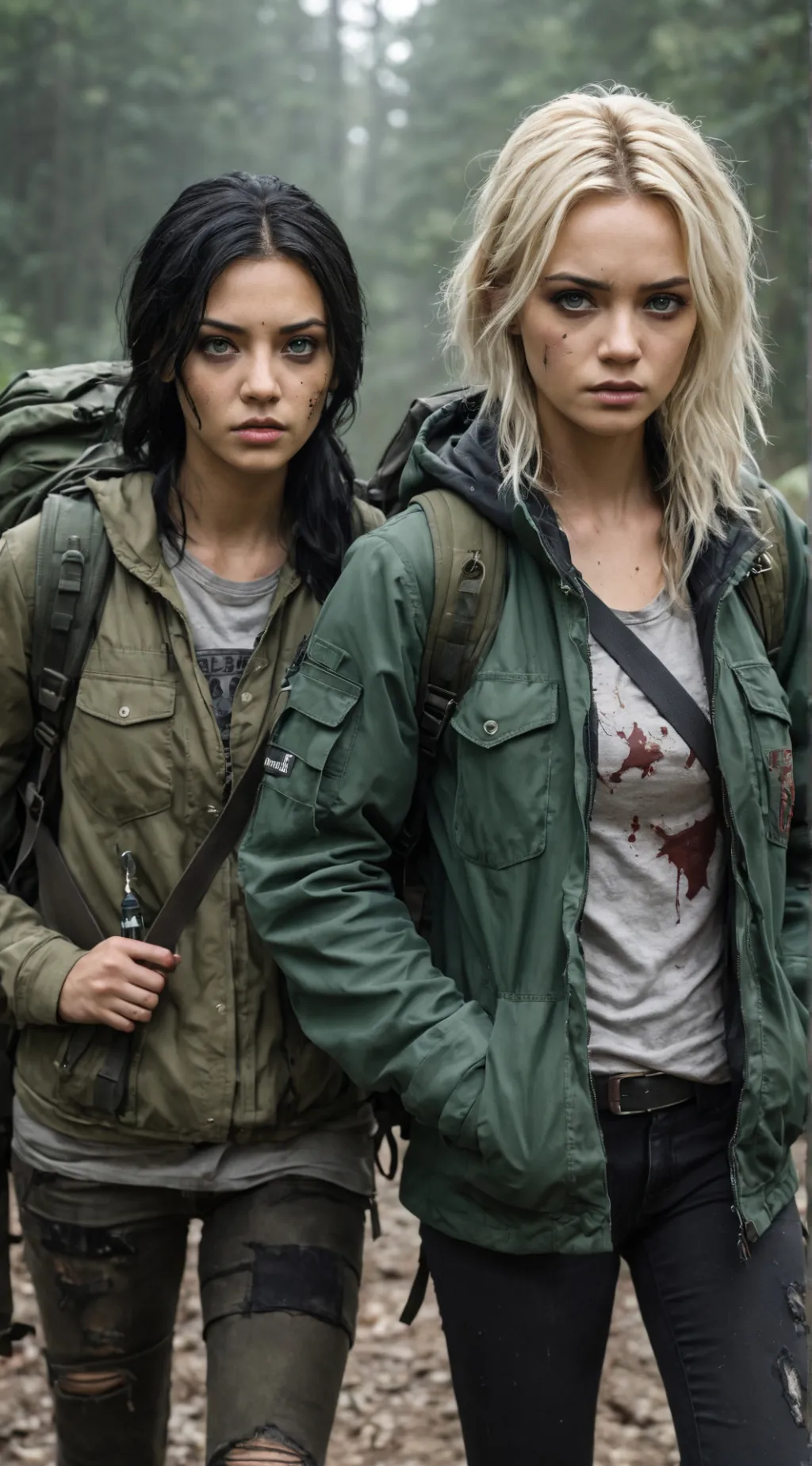 ai character: Sarah and Skylar background