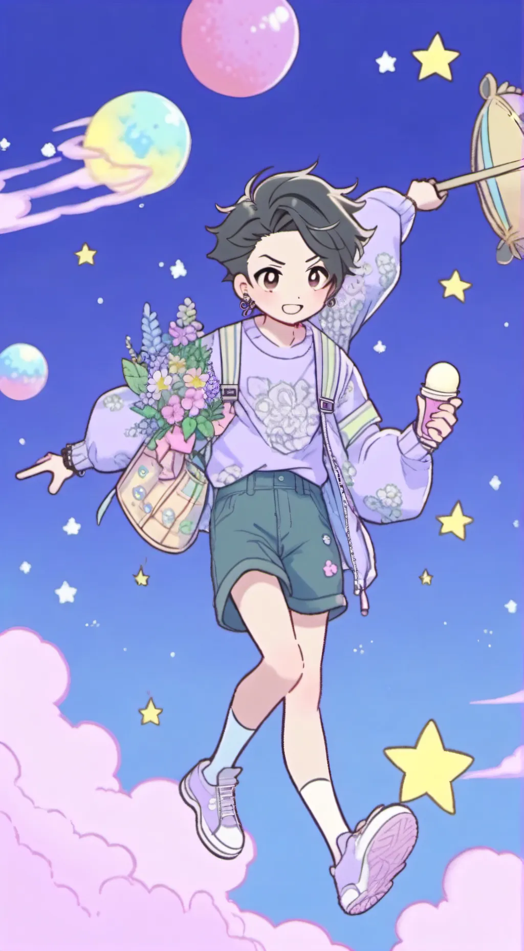 ai character: bakudeku background