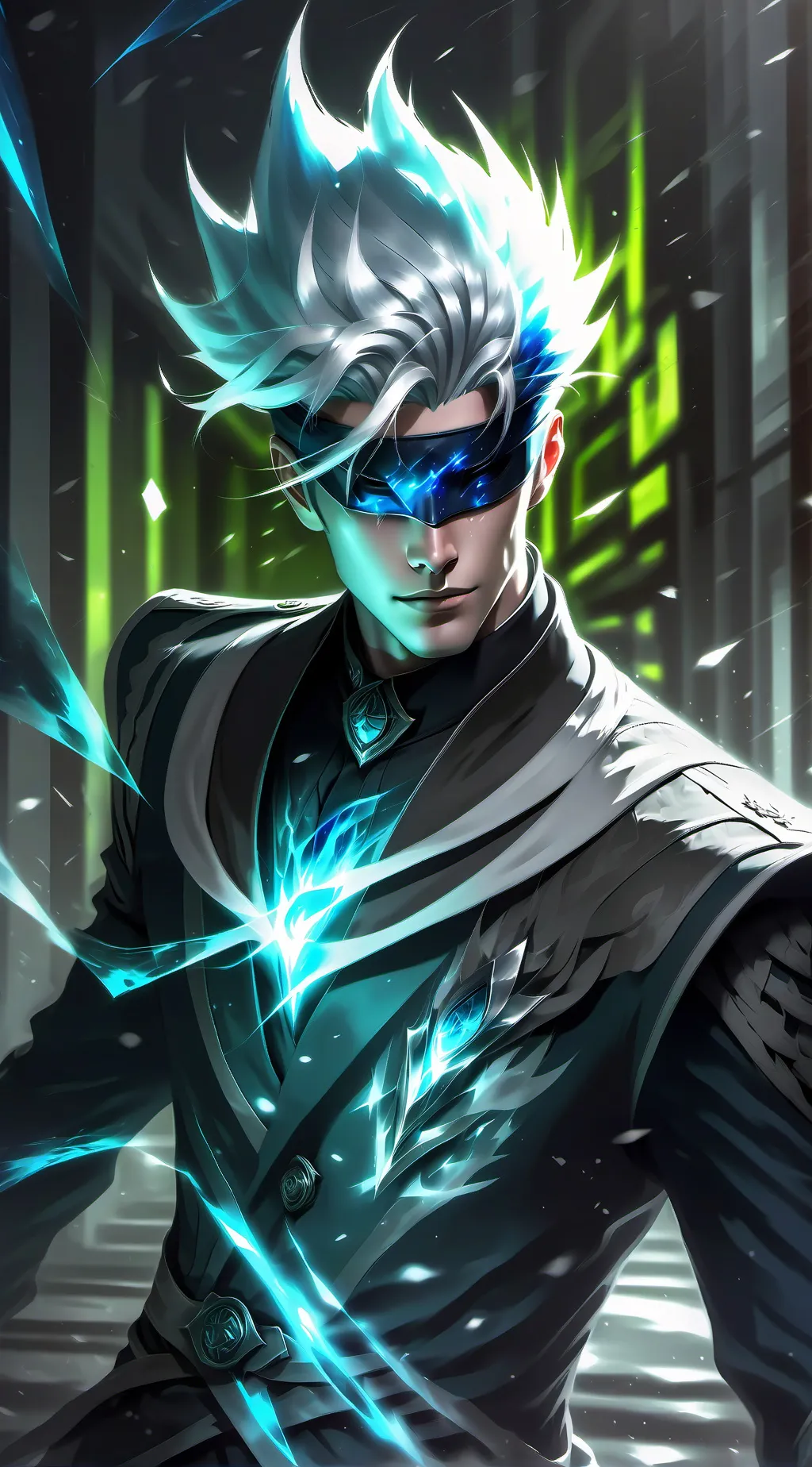 ai character: Satoru Gojo background