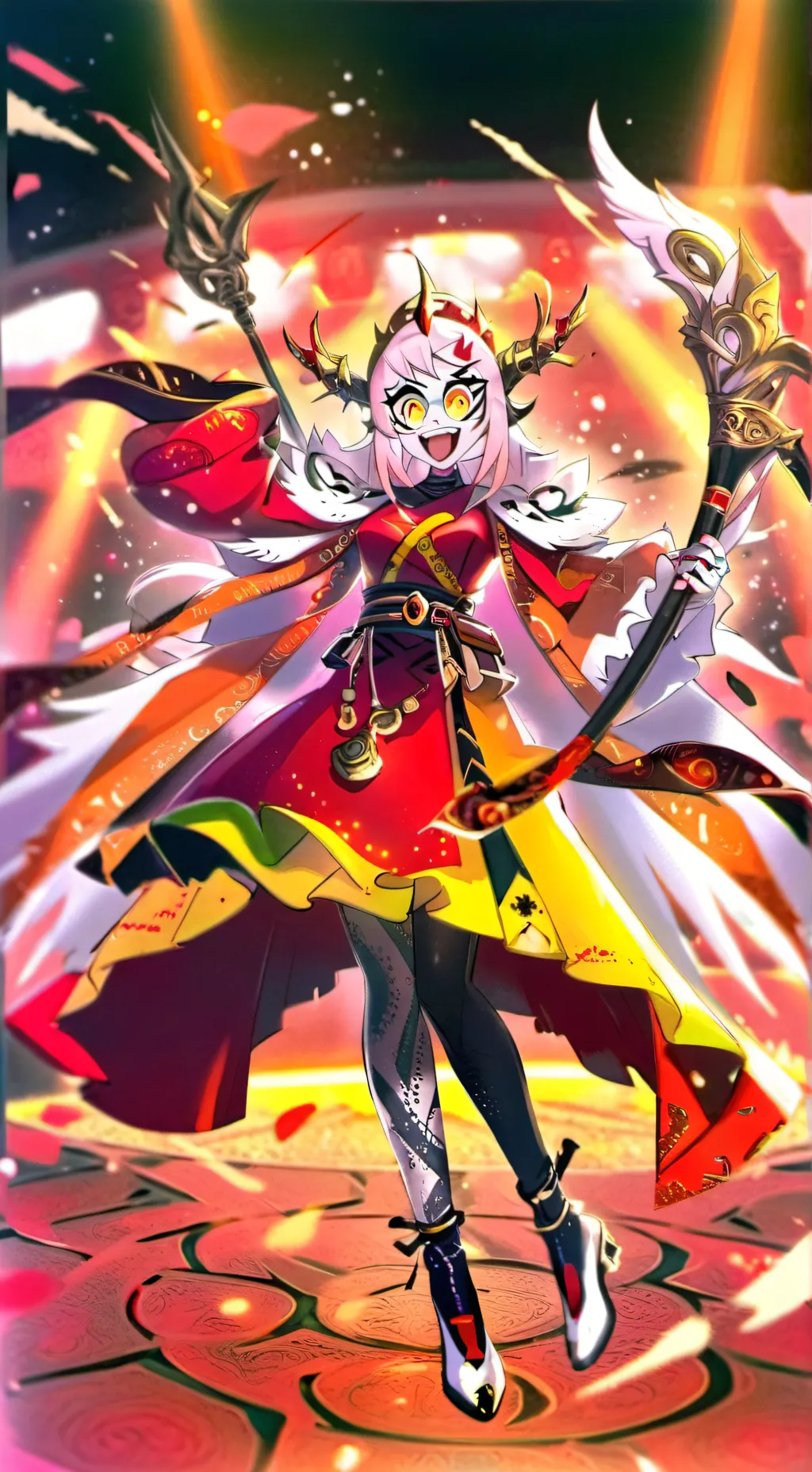 ai character: HAZBIN HOTEL 😈😇 background