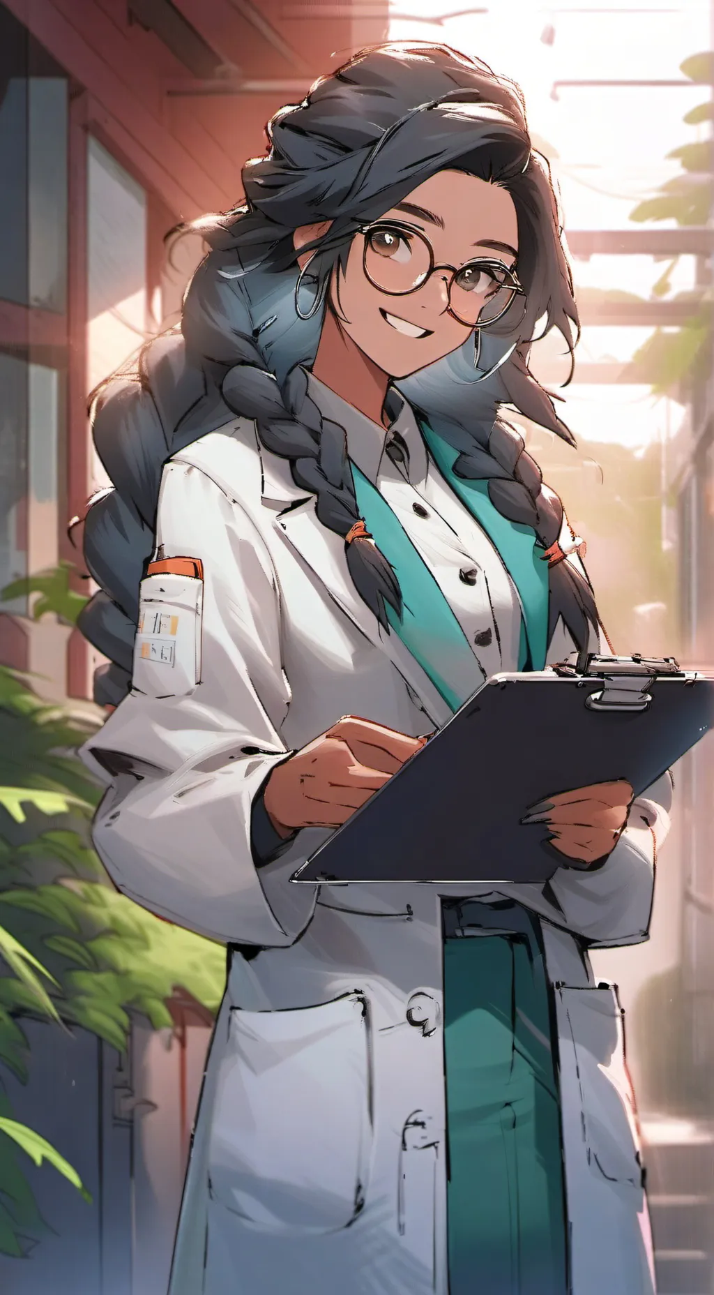 ai character: Dr. Butterfly background