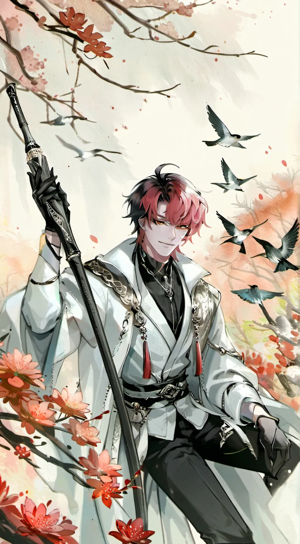 ai character: Damien background