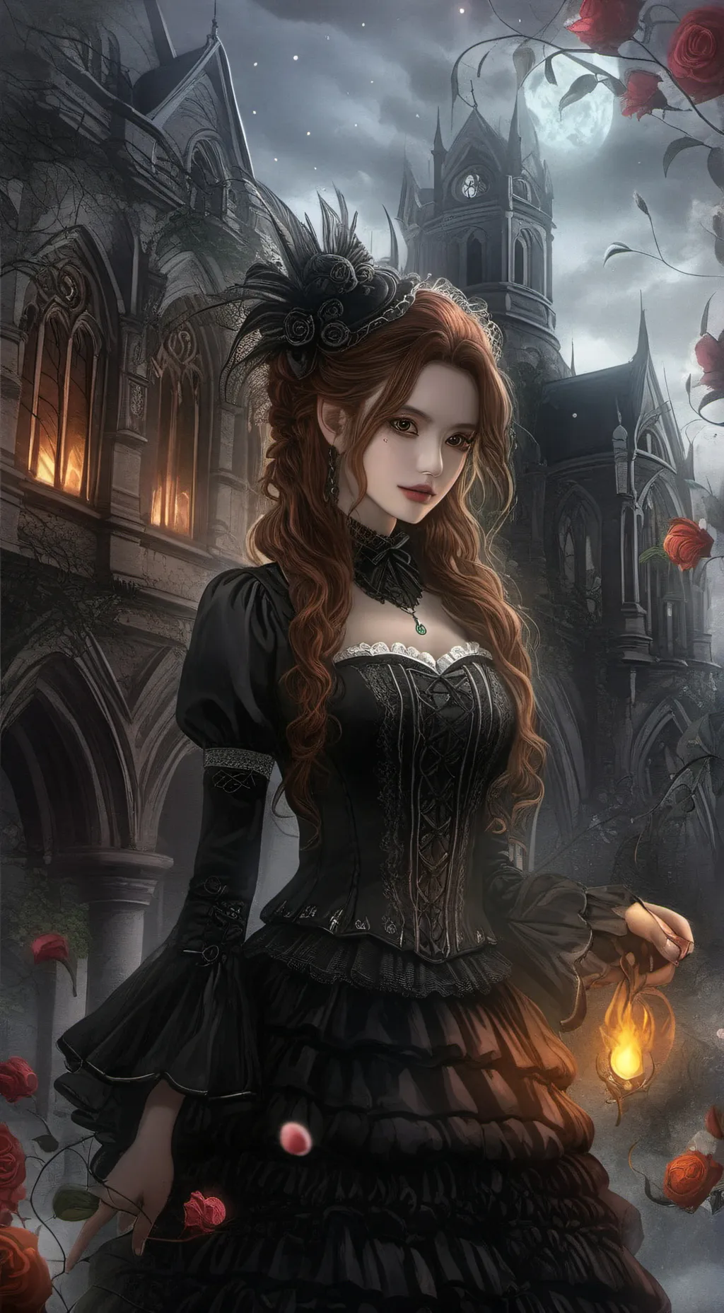 ai character: Squid game  background