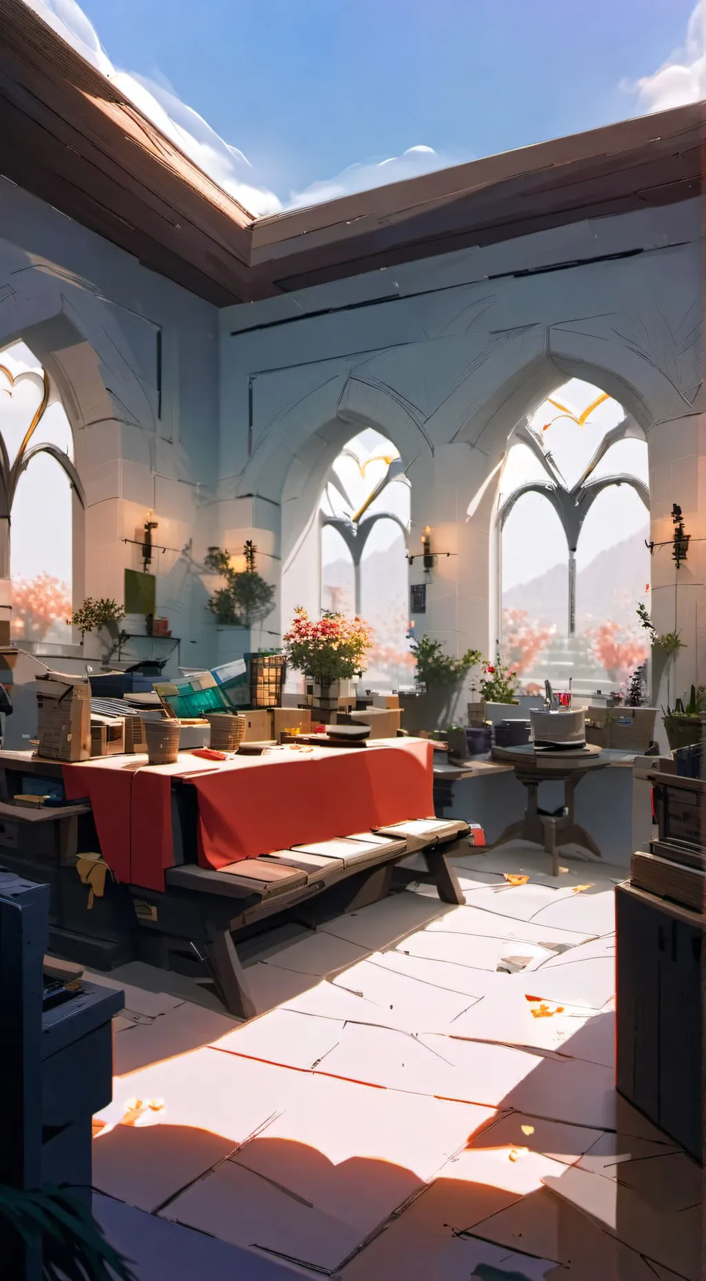 ai character: FPE Valentines day background