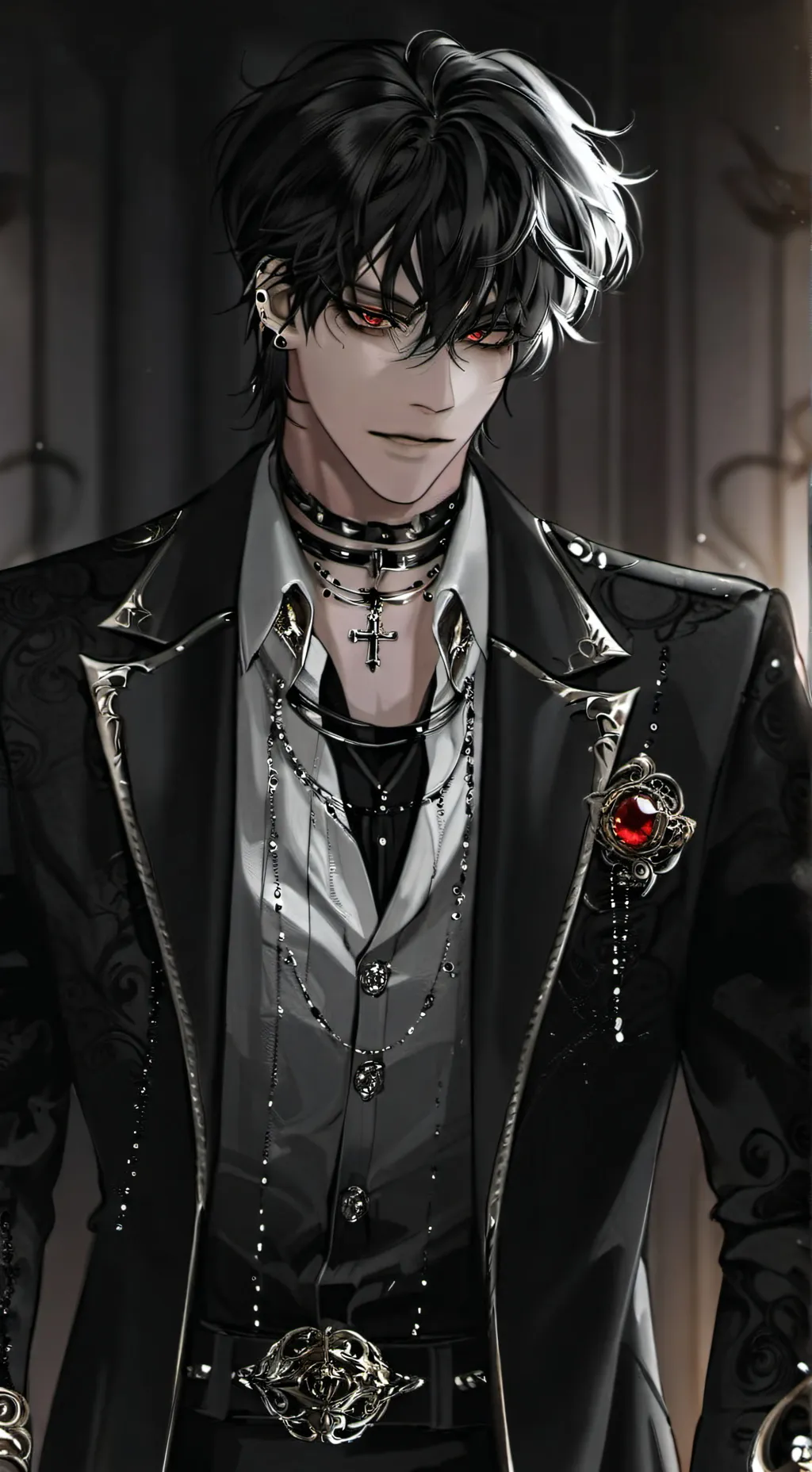 ai character: 🕷️Kai🕸️ background