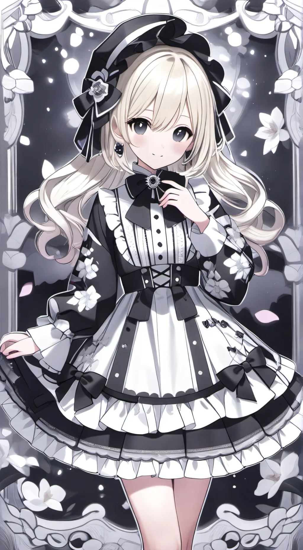 ai character: TSAMS x Squid Game background